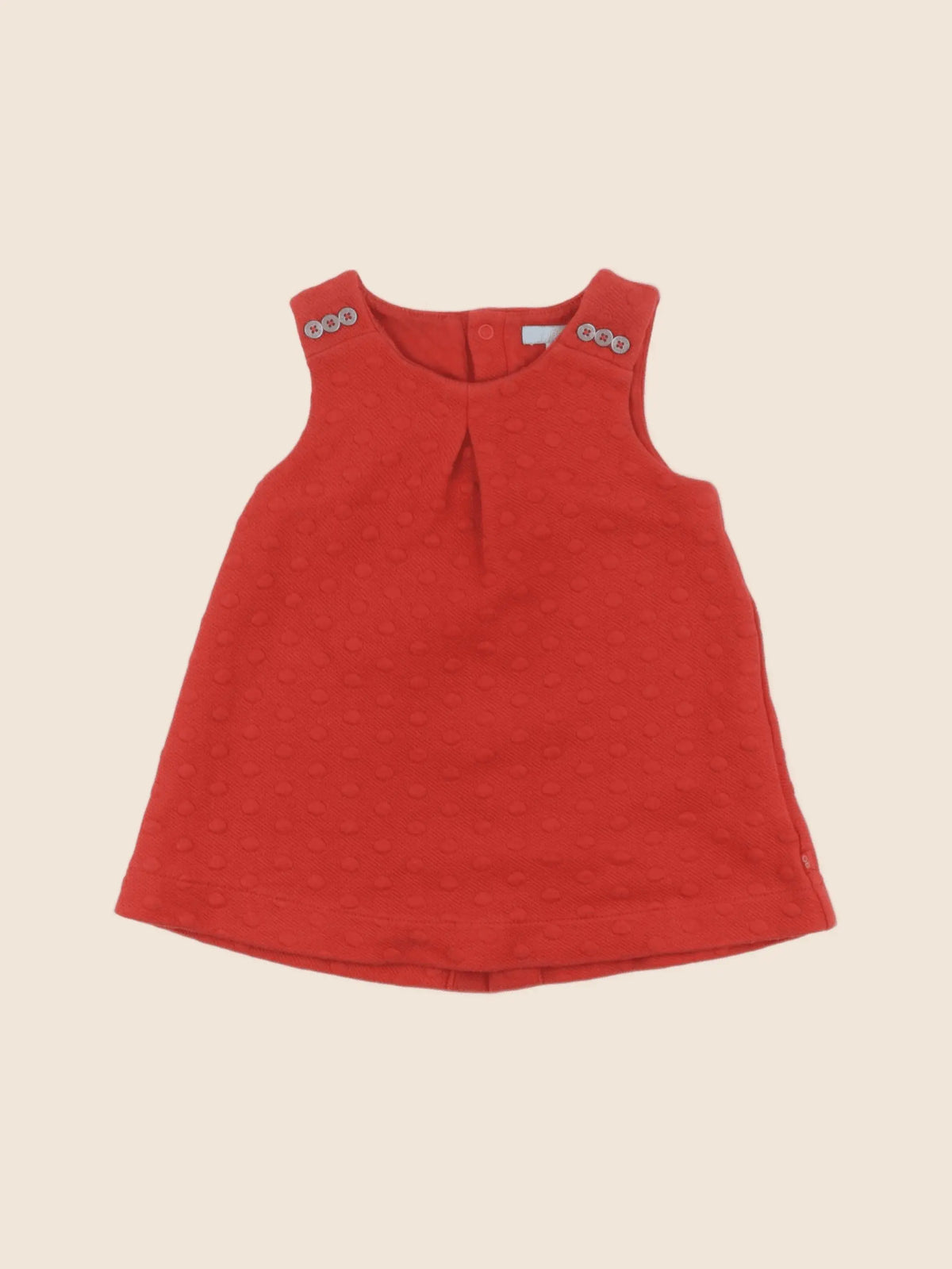 Obaïbi - robe orange - 12 mois