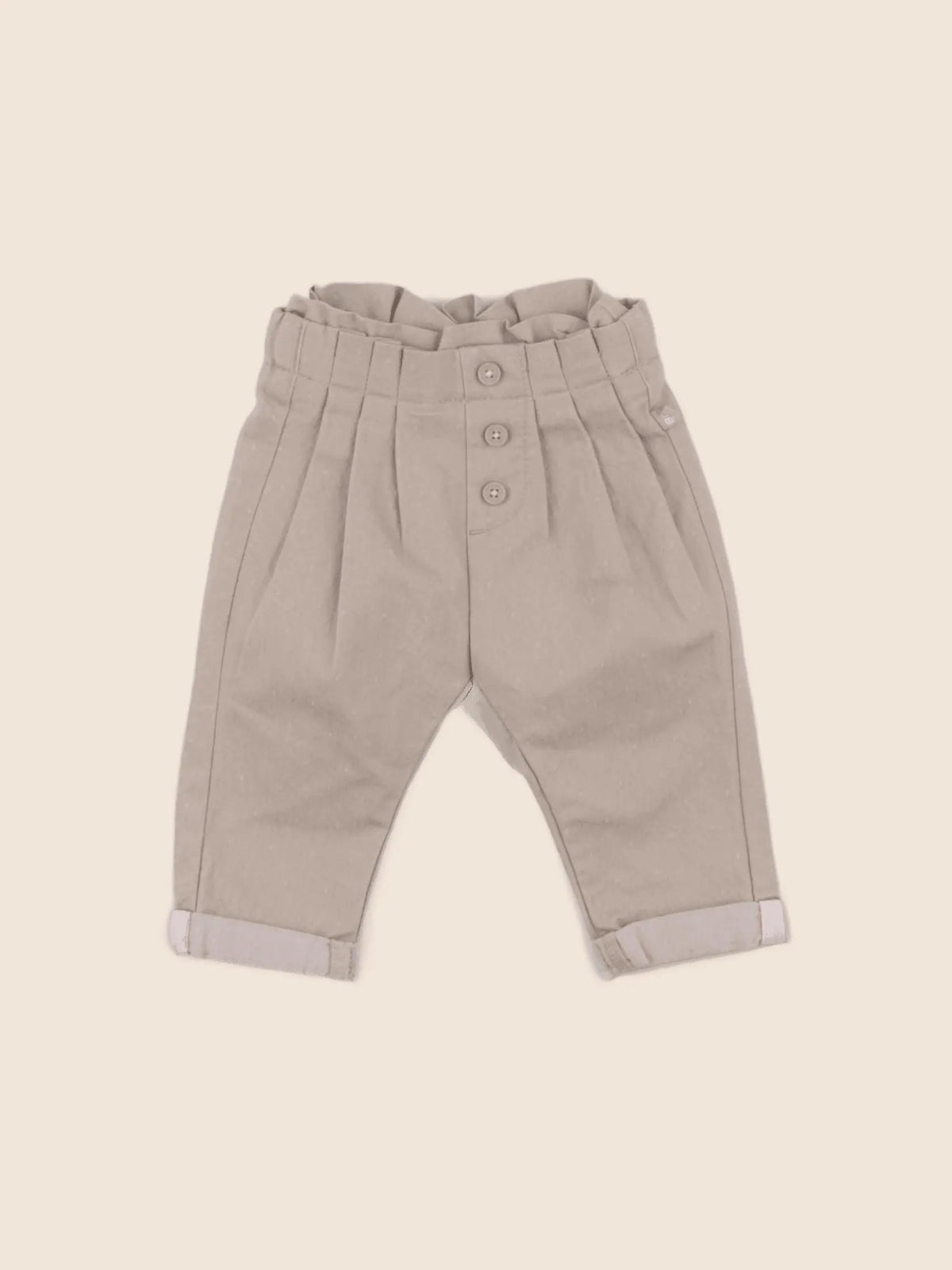 Obaïbi - pantalon beige - 3 mois