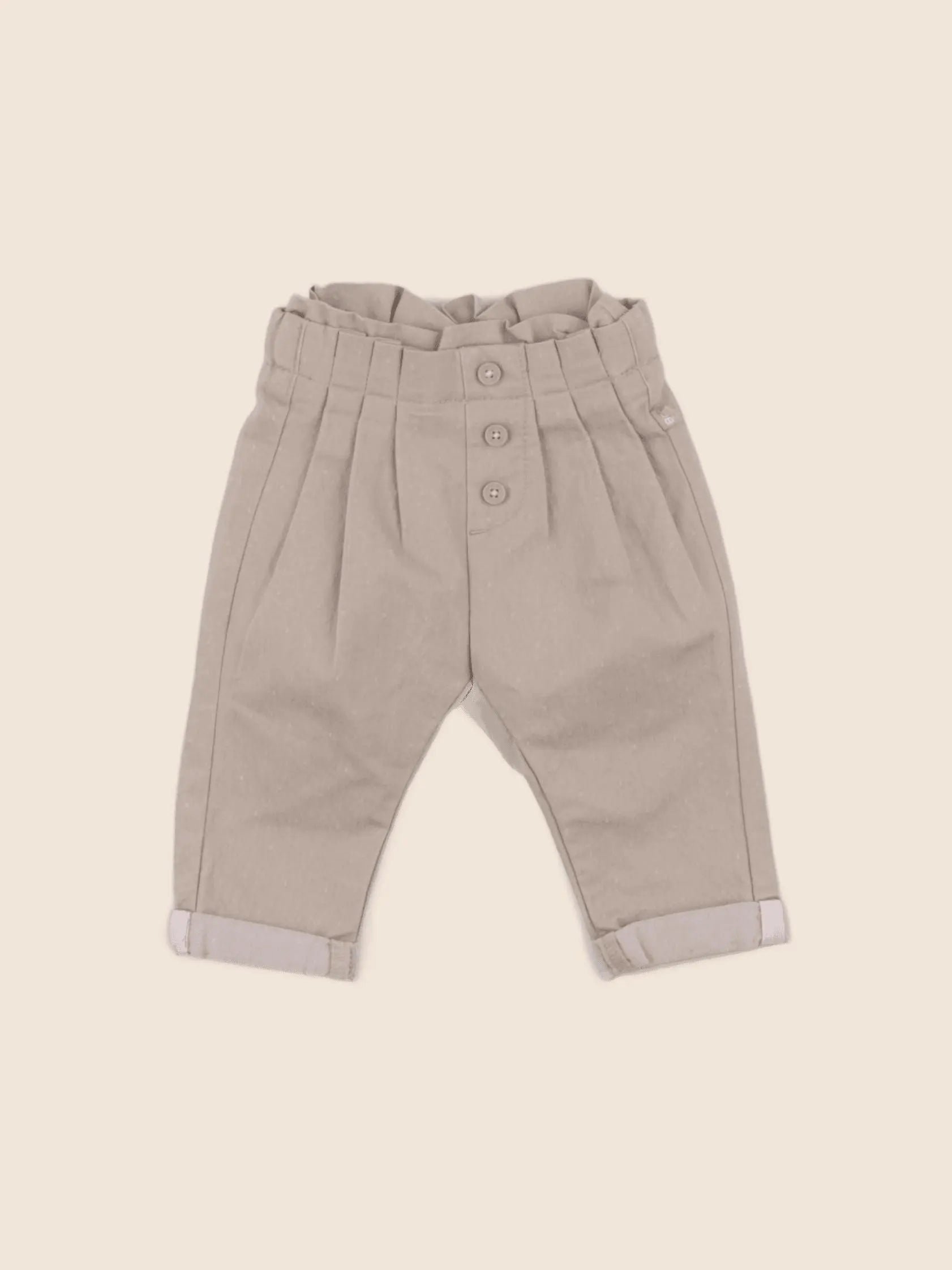 Obaïbi - pantalon beige - 3 mois