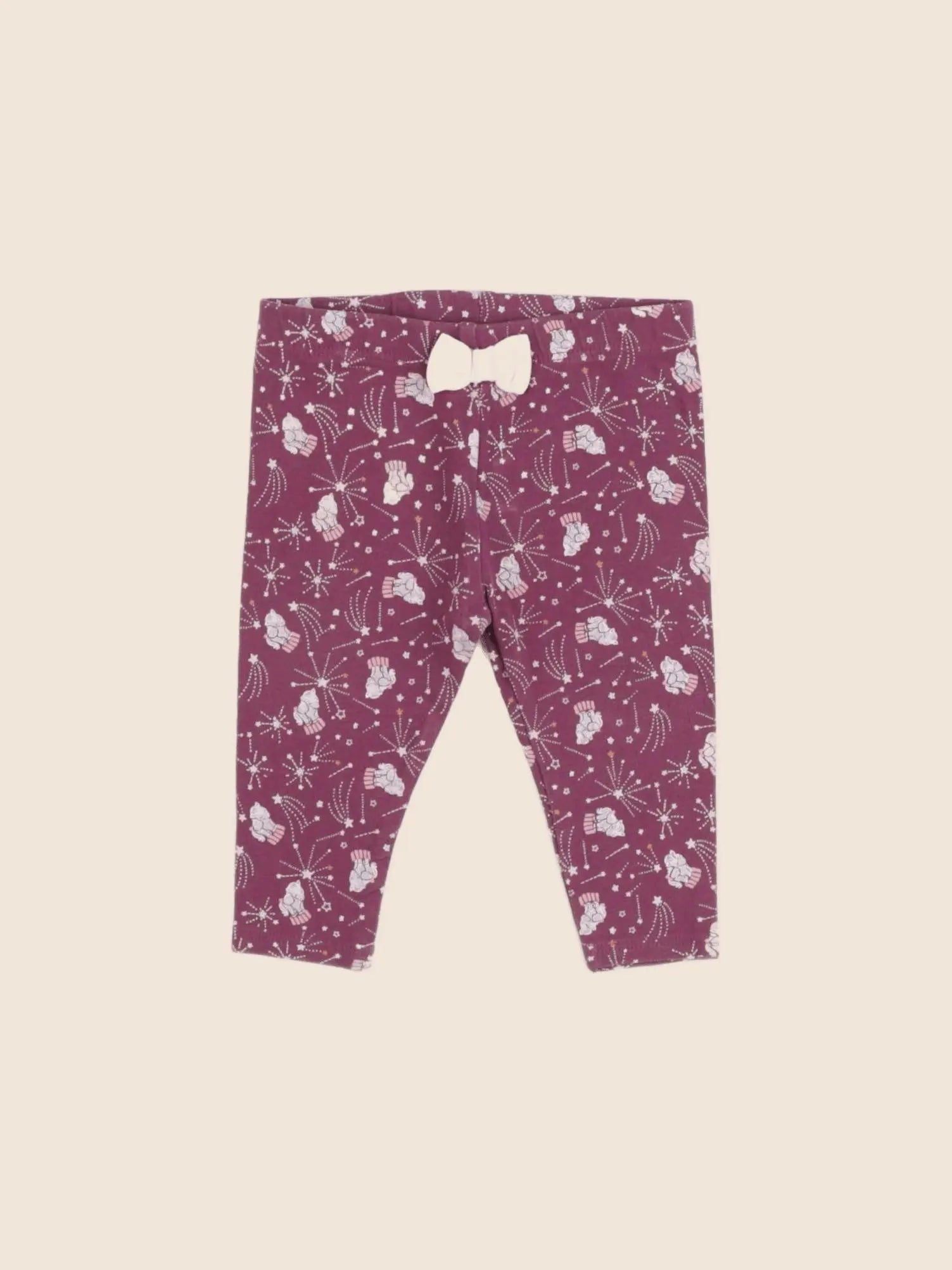 Sergent Major - legging violet - 3 mois