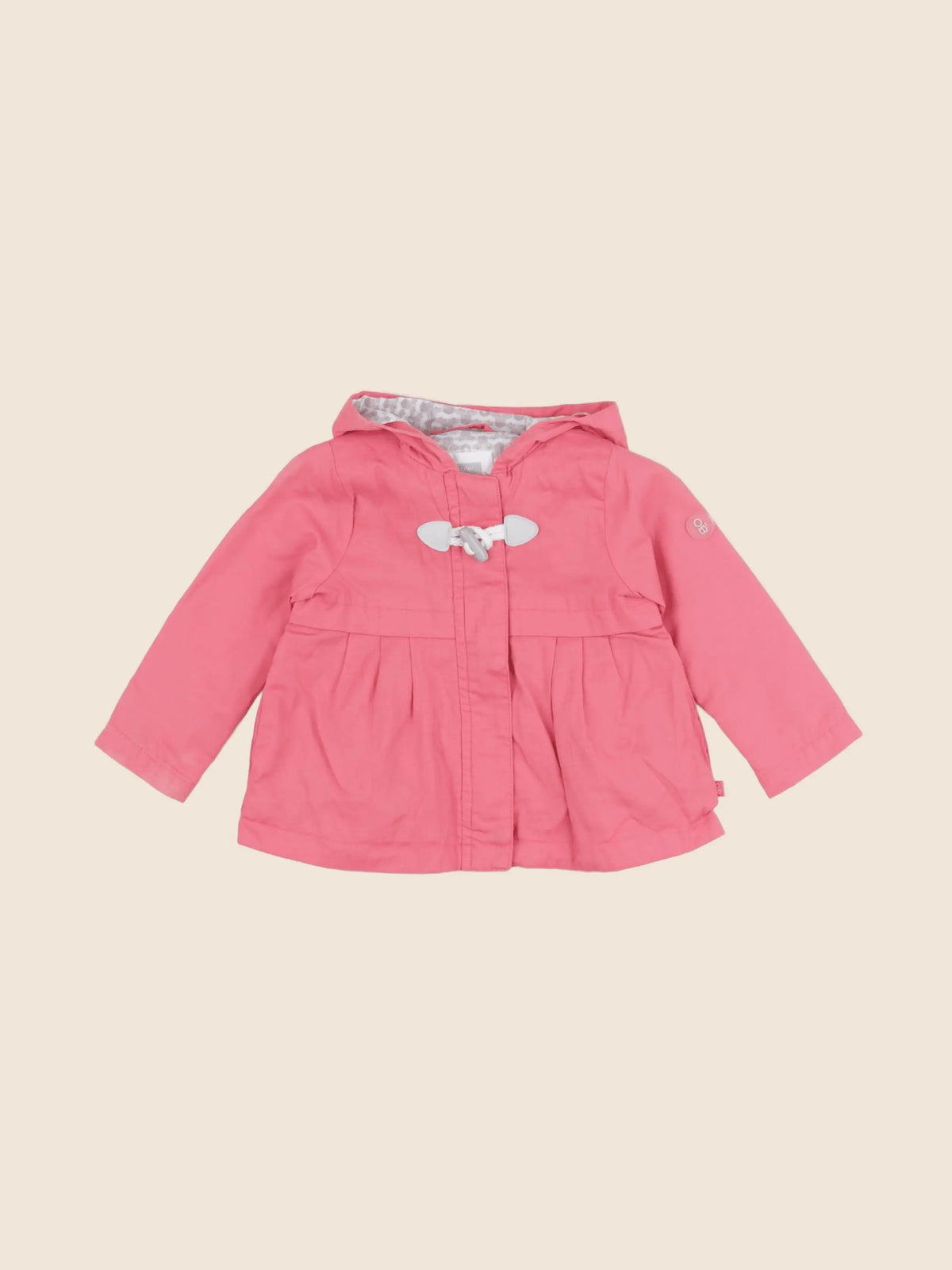 Obaïbi - imperméable rose - 6 mois