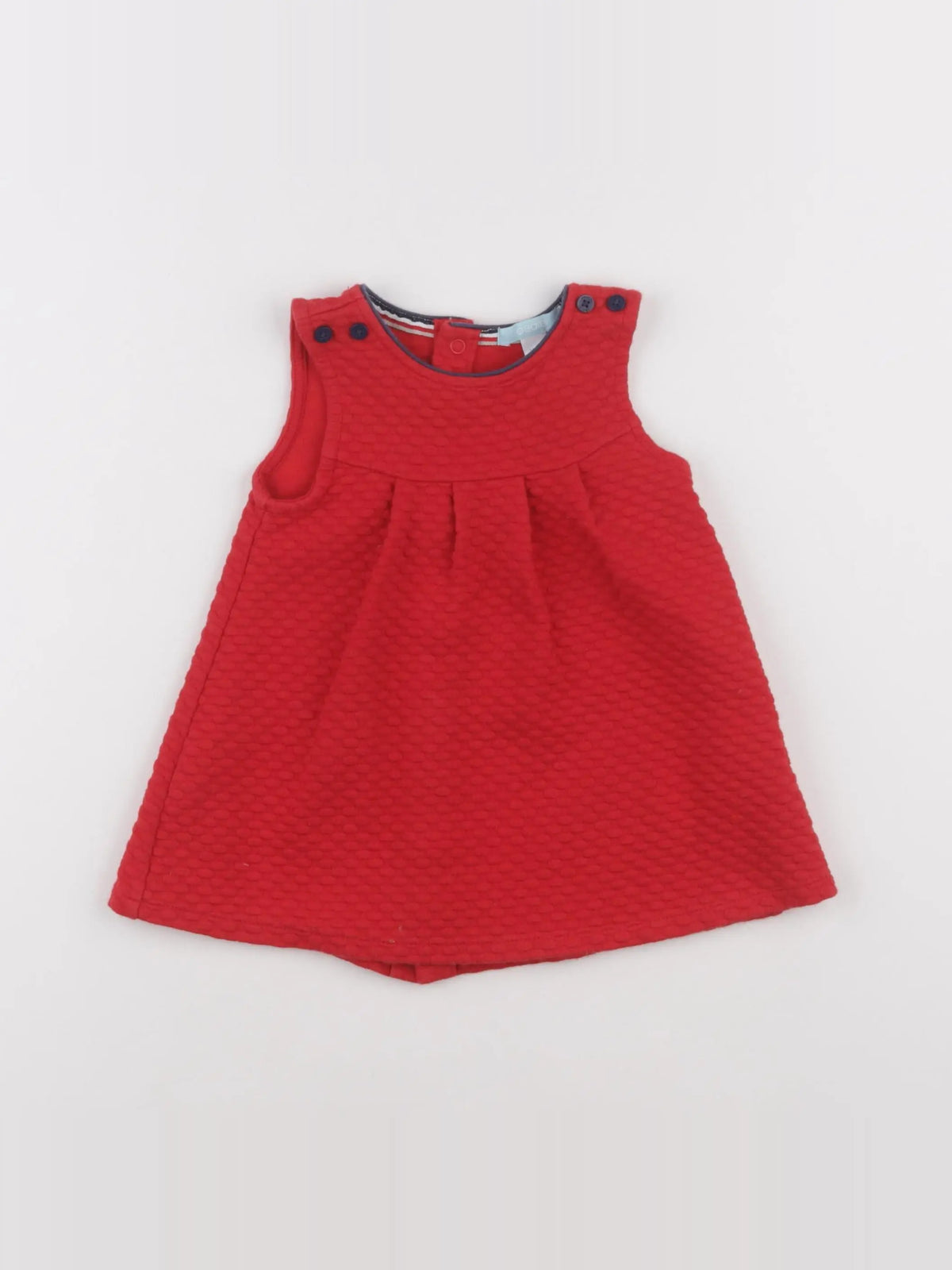 Obaïbi - robe rouge - 12 mois