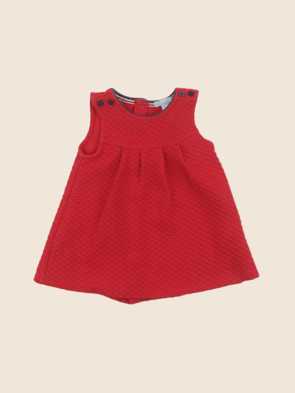 Obaïbi - robe rouge - 12 mois