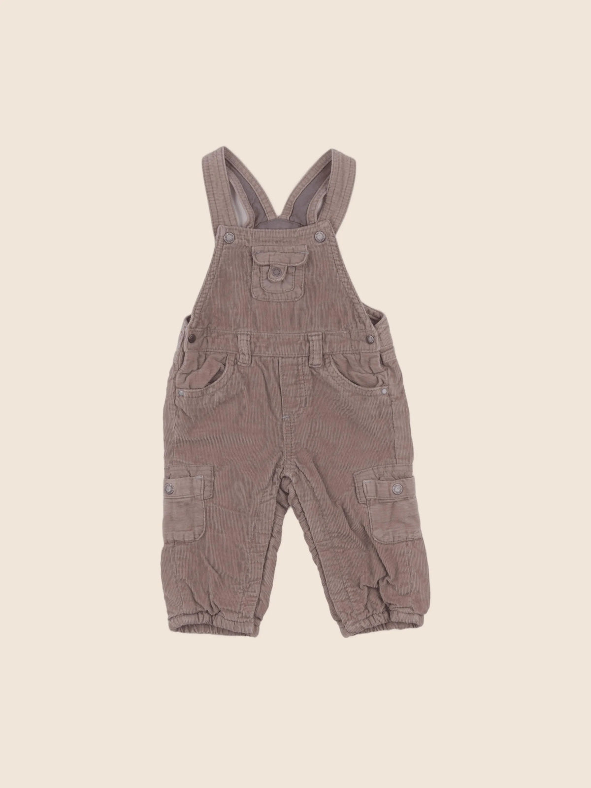 Obaïbi - salopette beige - 6 mois