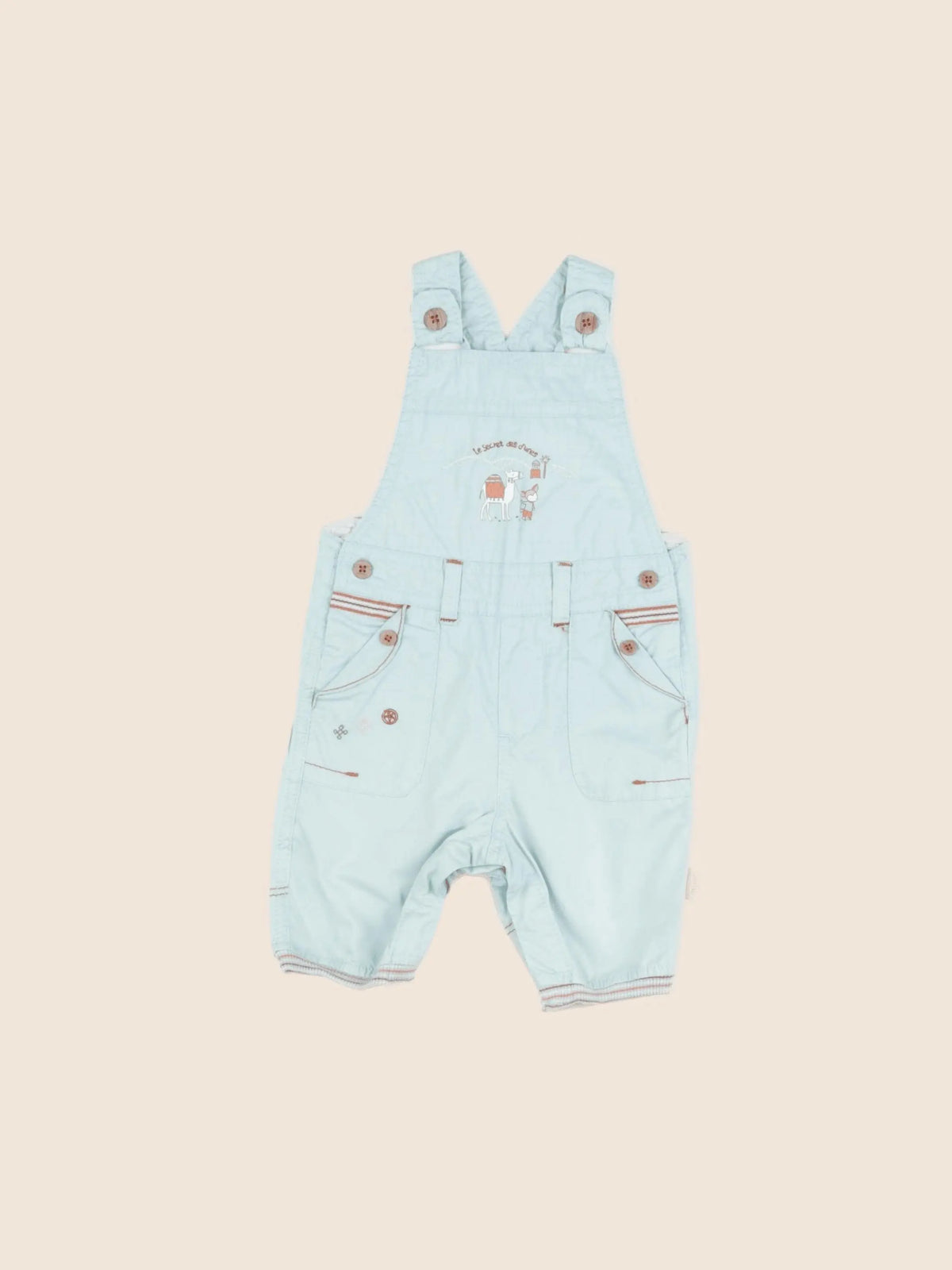 Sergent Major - salopette bleu - 6 mois
