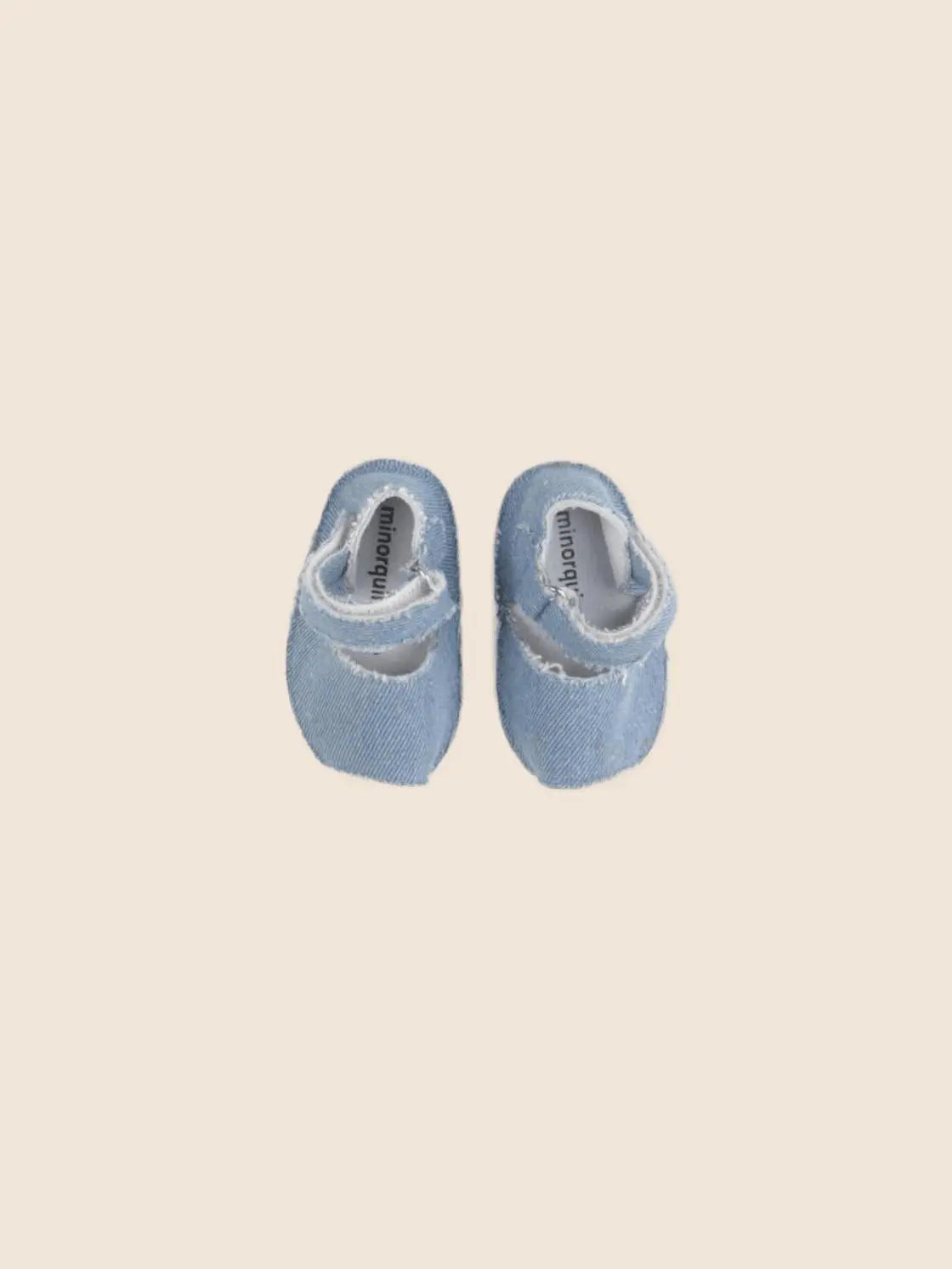 Minorquines - chaussons bleu - pointure 16