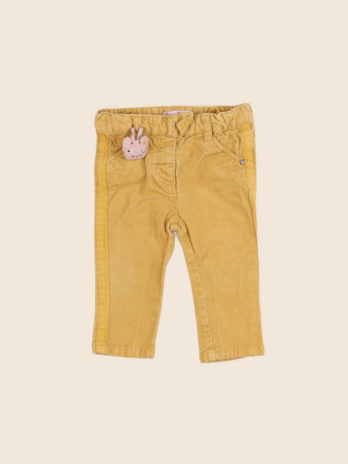 DPAM - pantalon jaune - 6 mois