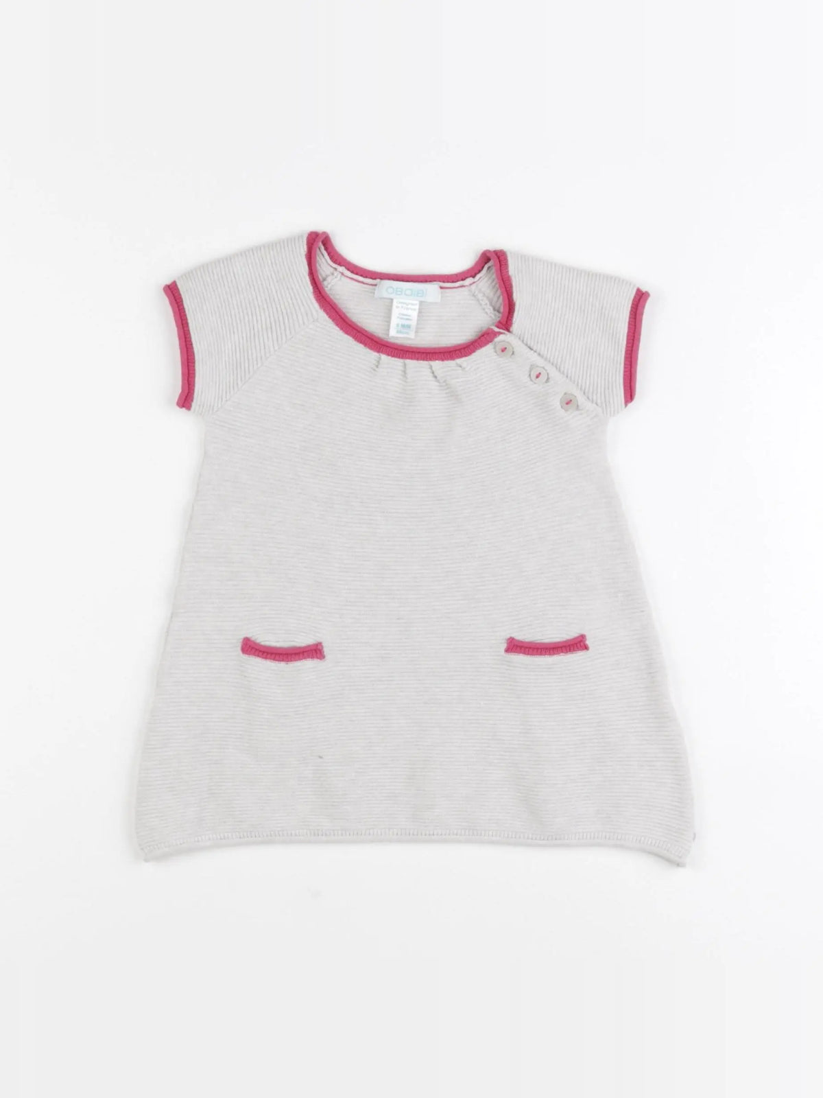 Obaïbi - robe beige - 6 mois