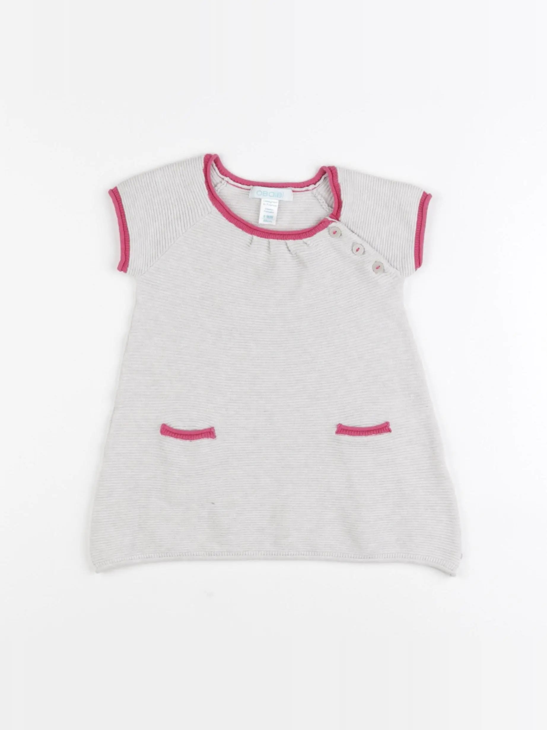 Obaïbi - robe beige - 6 mois
