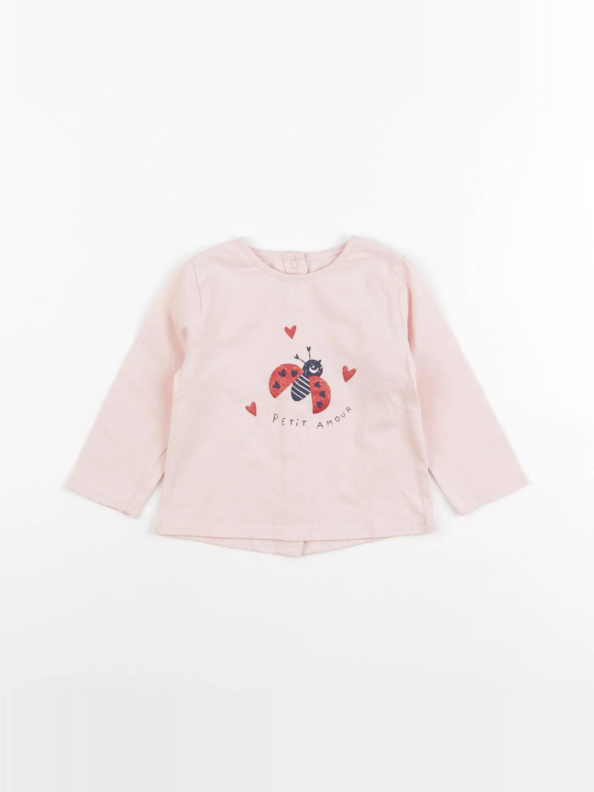 Vertbaudet - tee-shirt rose - 6 mois
