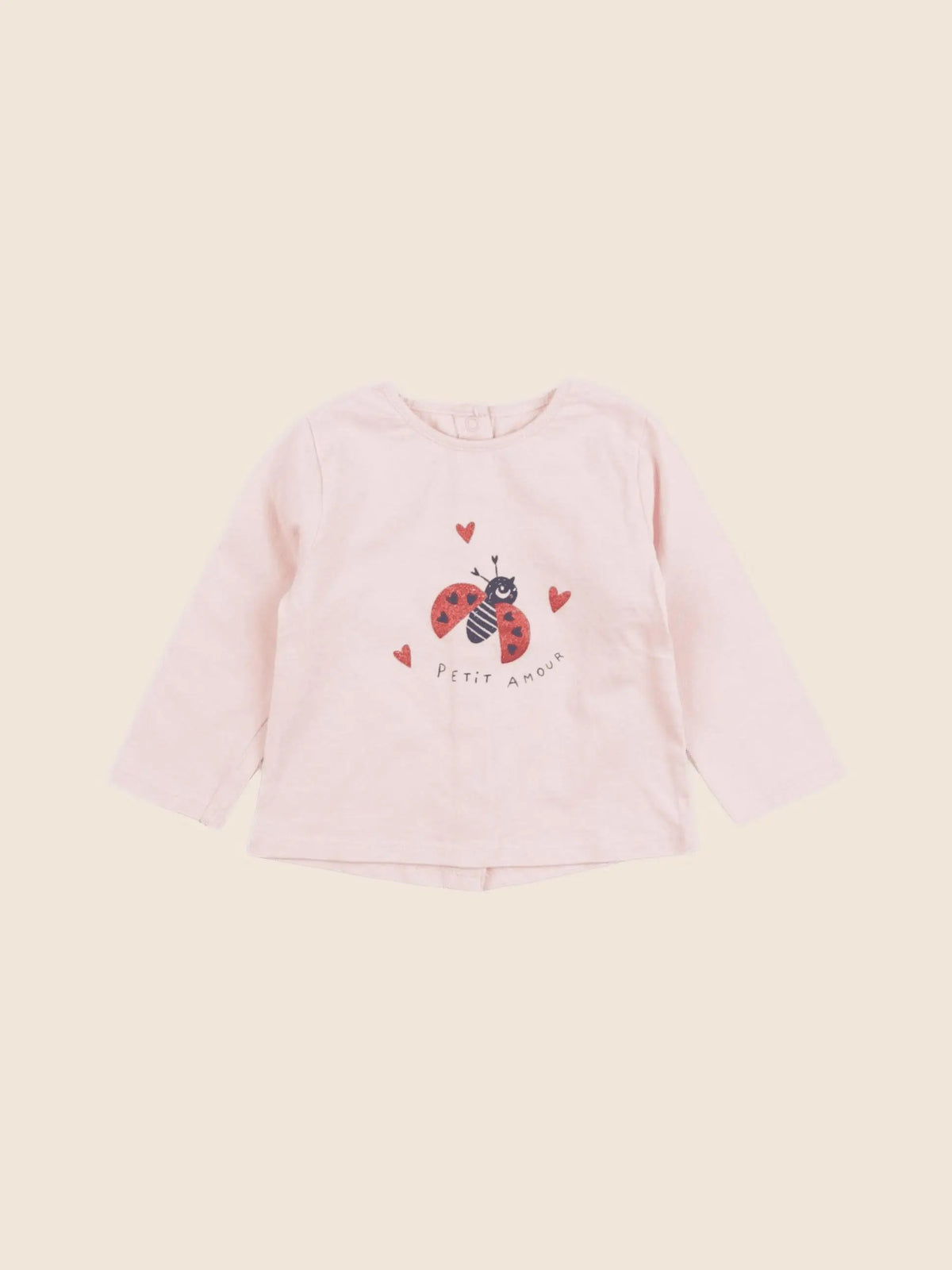 Vertbaudet - tee-shirt rose - 6 mois
