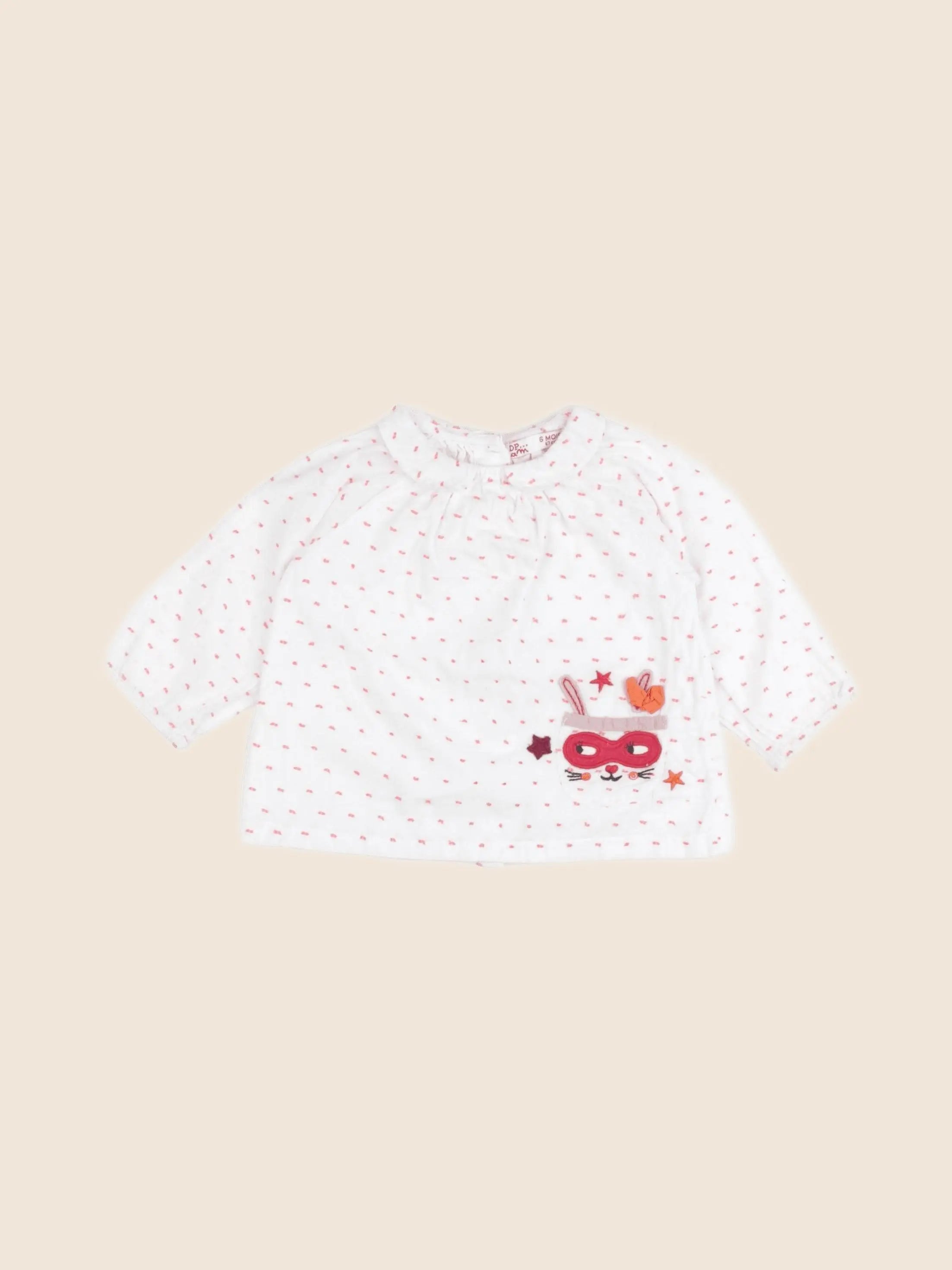 DPAM - chemise multicolore - 6 mois