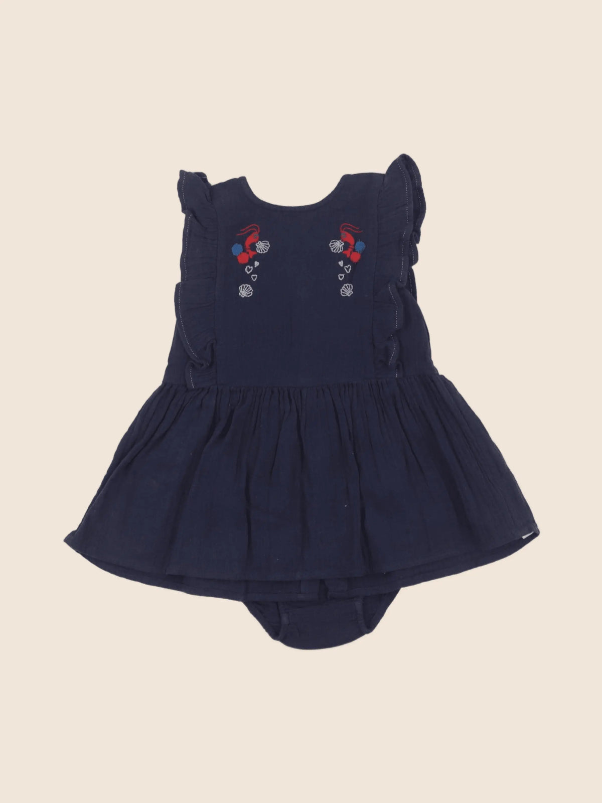 Catimini - robe bleu - 12 mois