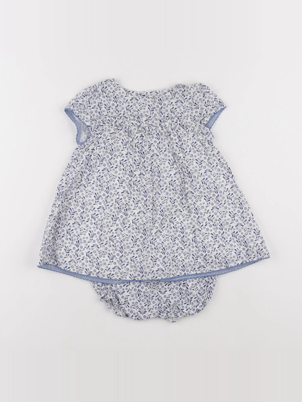 Absorba - robe blanc, bleu - 18 mois