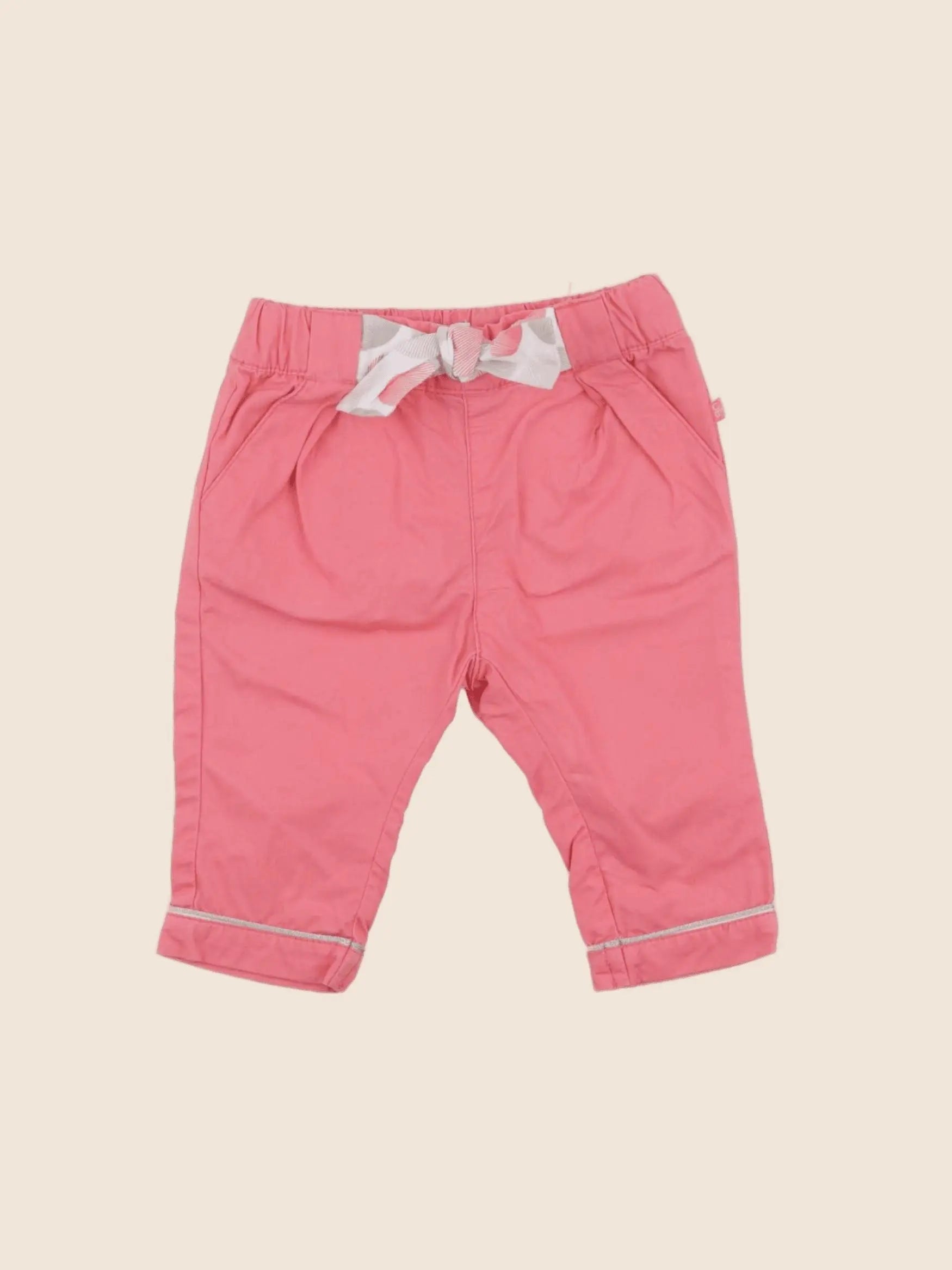 Obaïbi - pantalon rose - 6 mois
