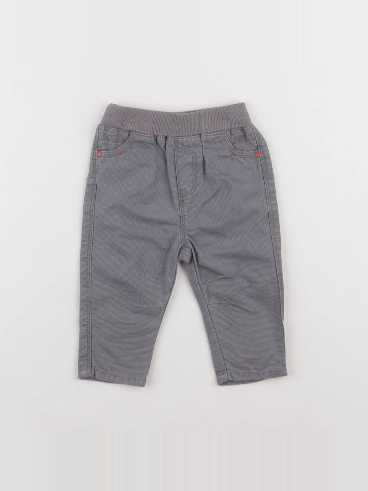 Obaïbi - pantalon gris - 6 mois