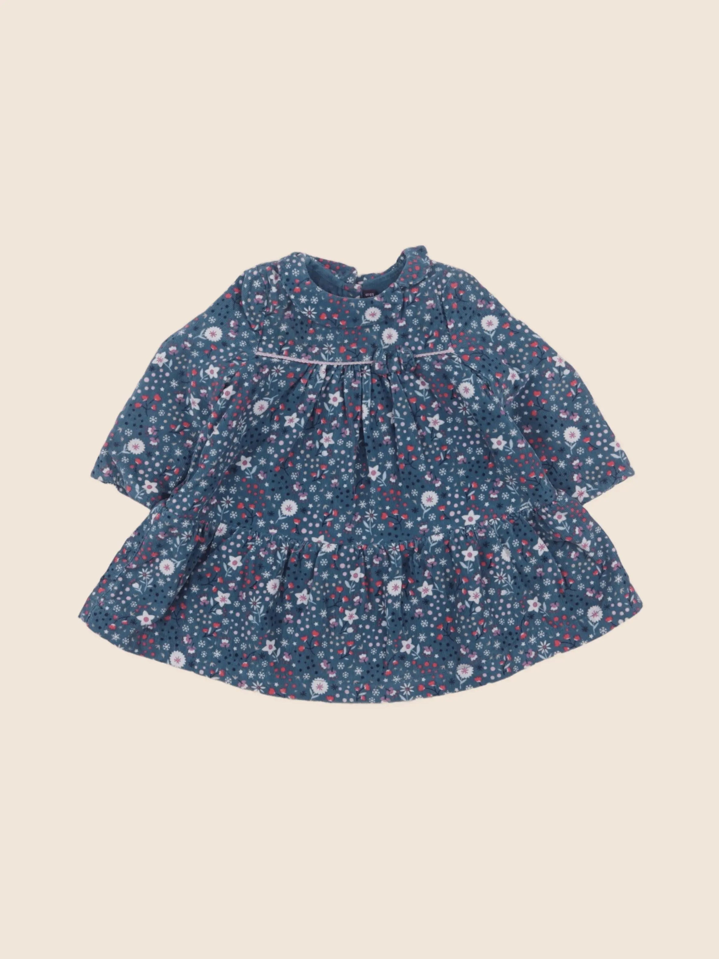 Sergent Major - robe bleu - 6 mois