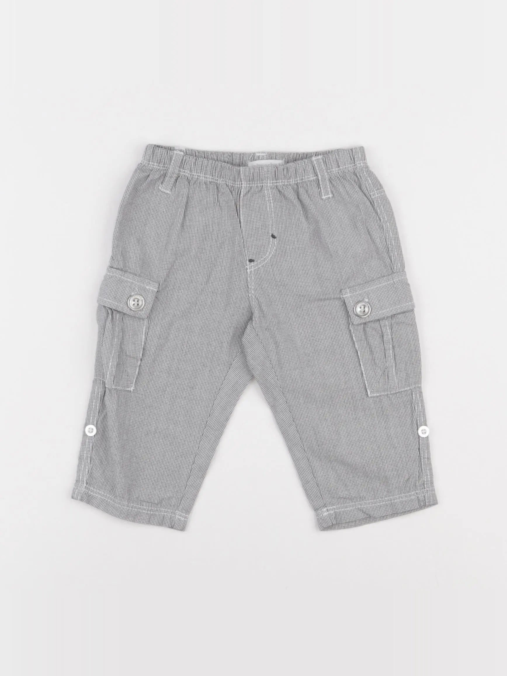 Absorba - pantalon gris - 6 mois