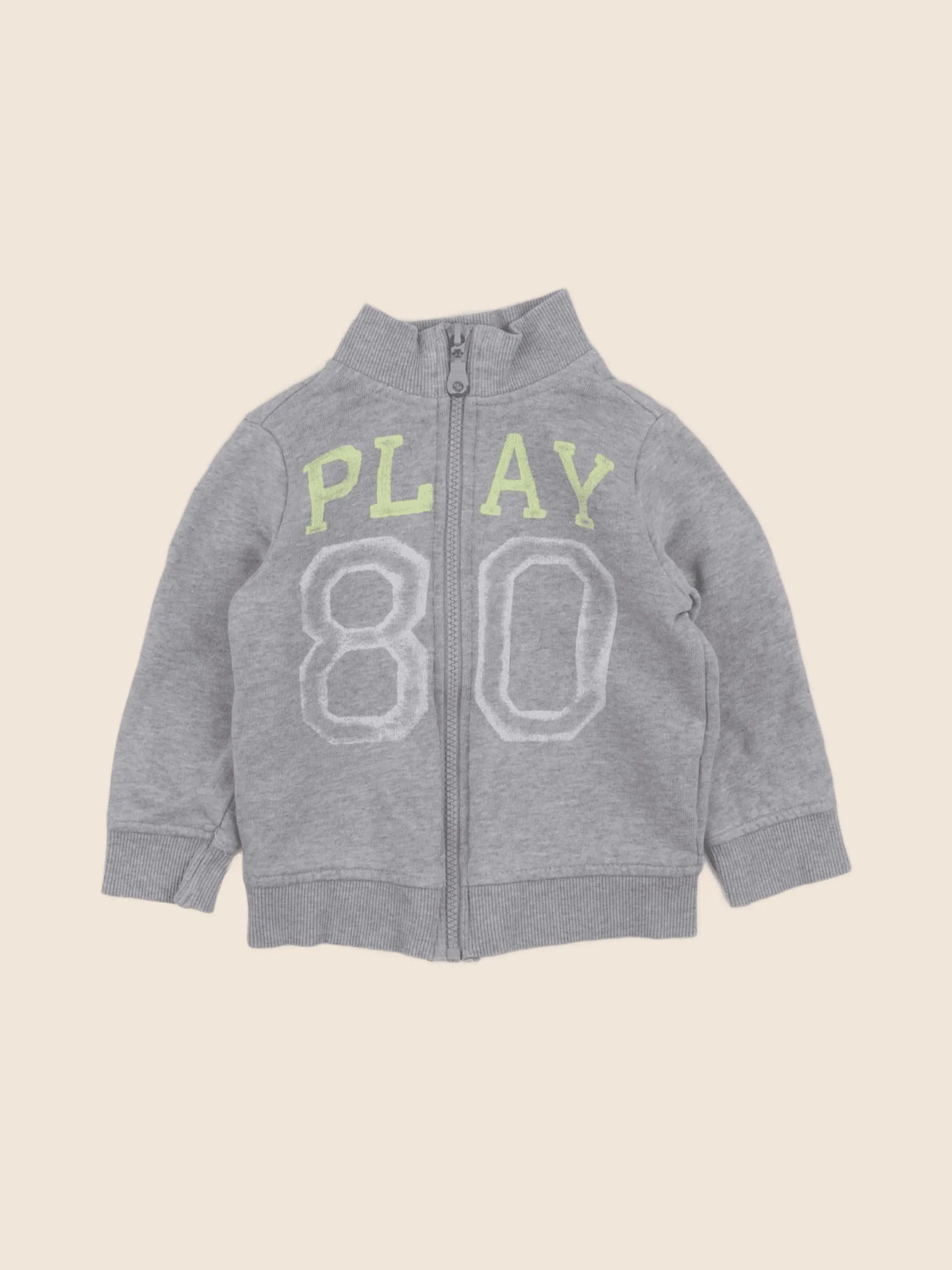 Benetton - sweat gris - 12 mois