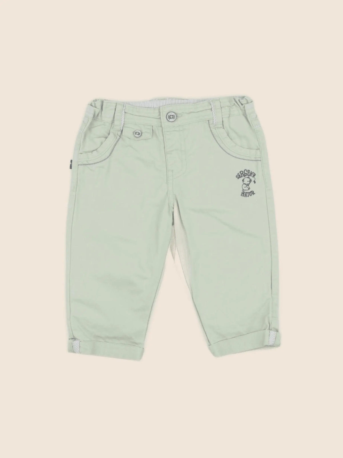 Sergent Major - pantalon vert - 6 mois