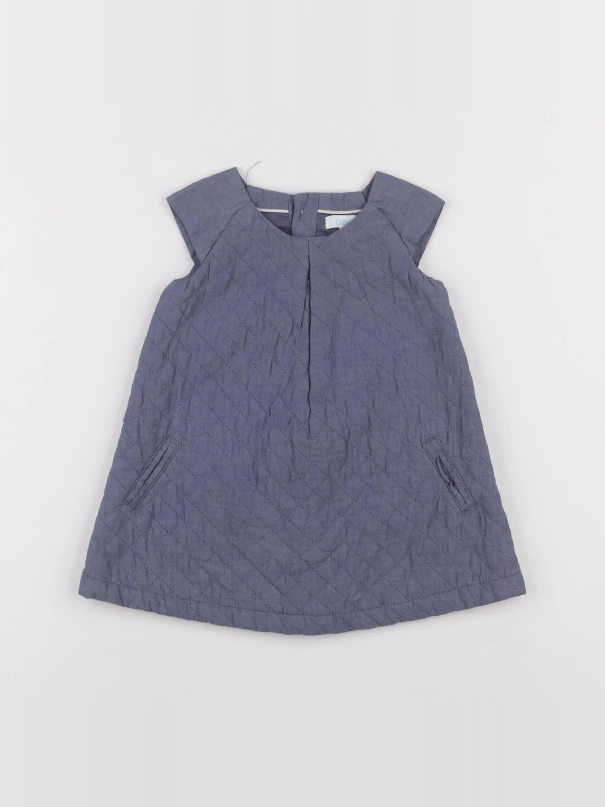 Obaïbi - robe bleu - 6 mois