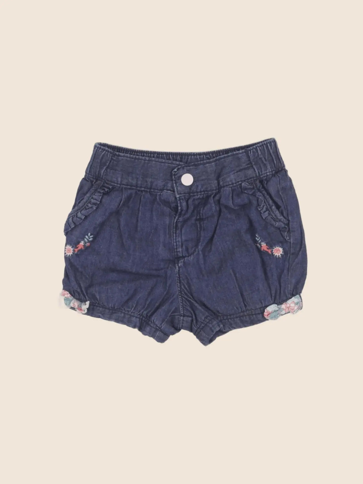 Sergent Major - short bleu - 3 mois