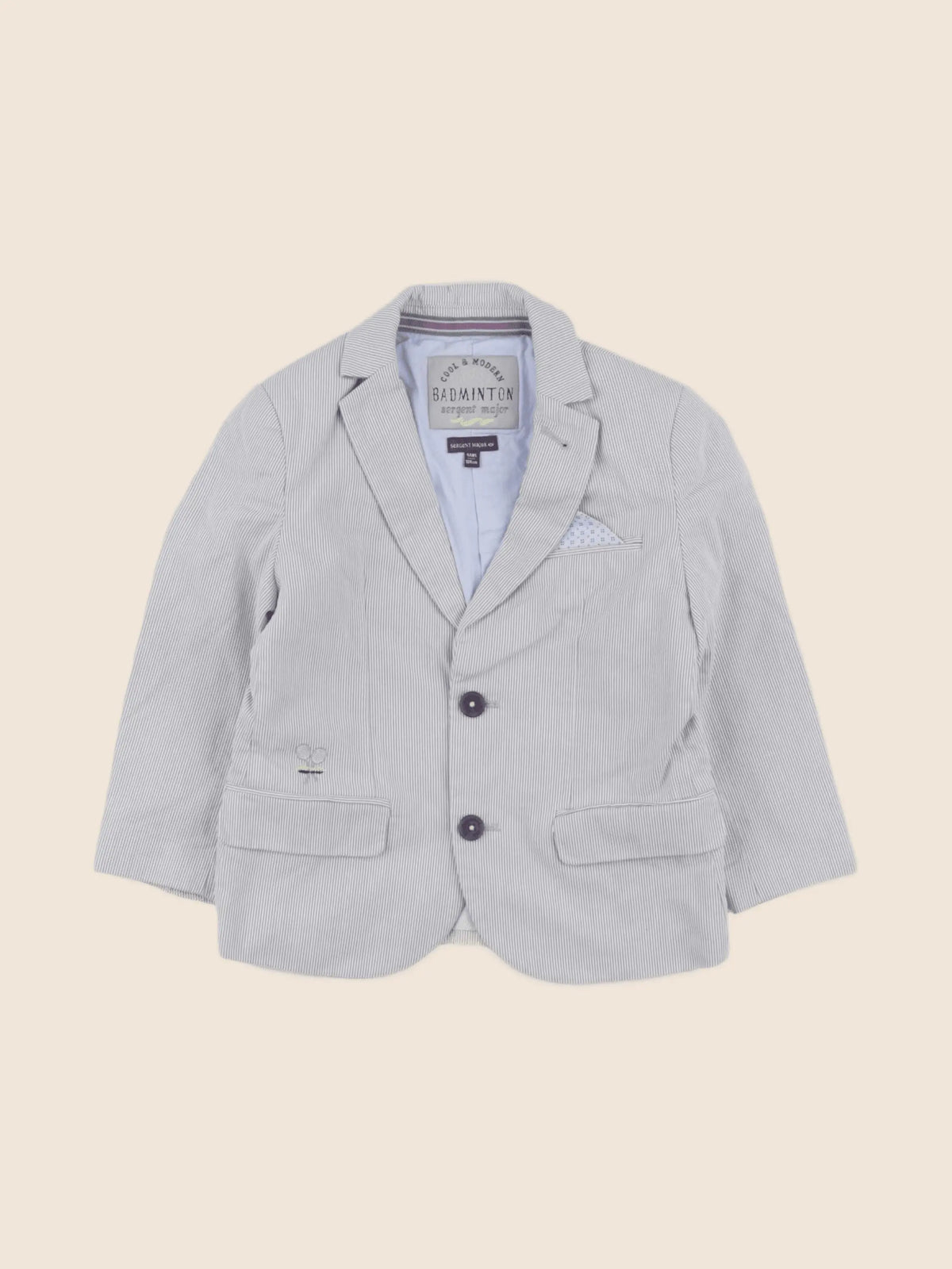 Sergent Major - veste gris - 4 ans