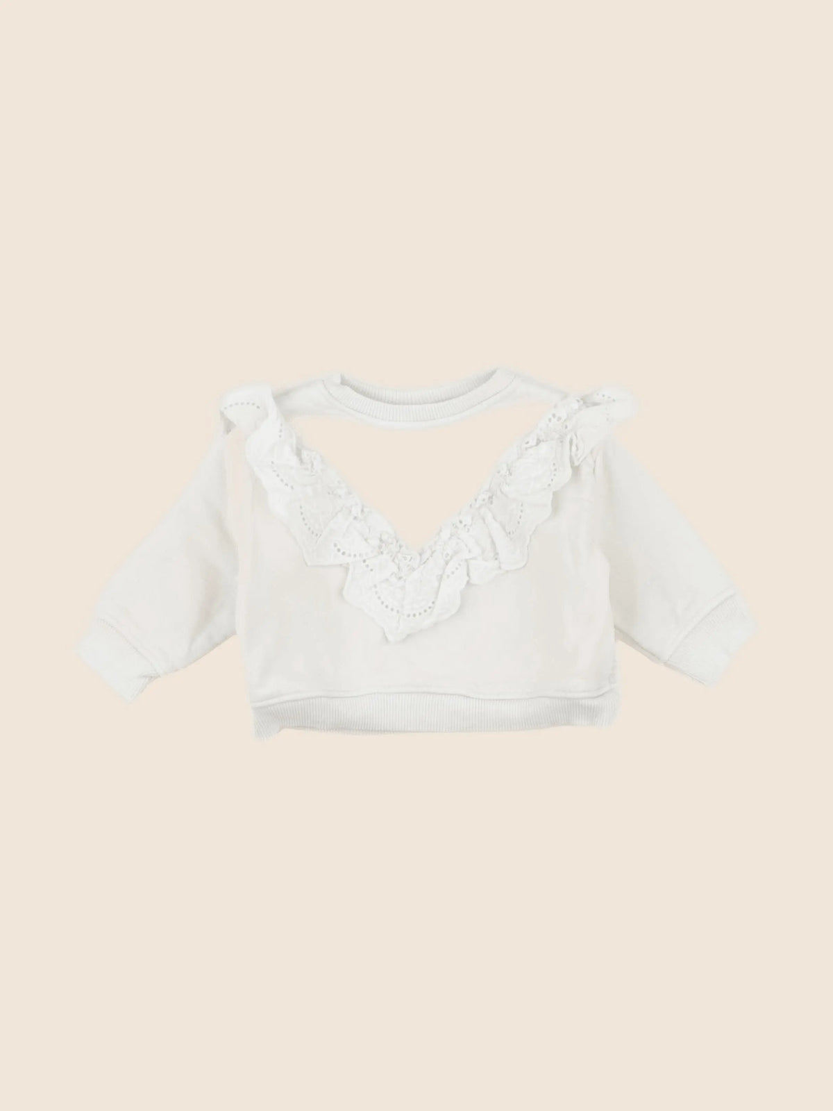 Zara - sweat beige - 3/6 mois