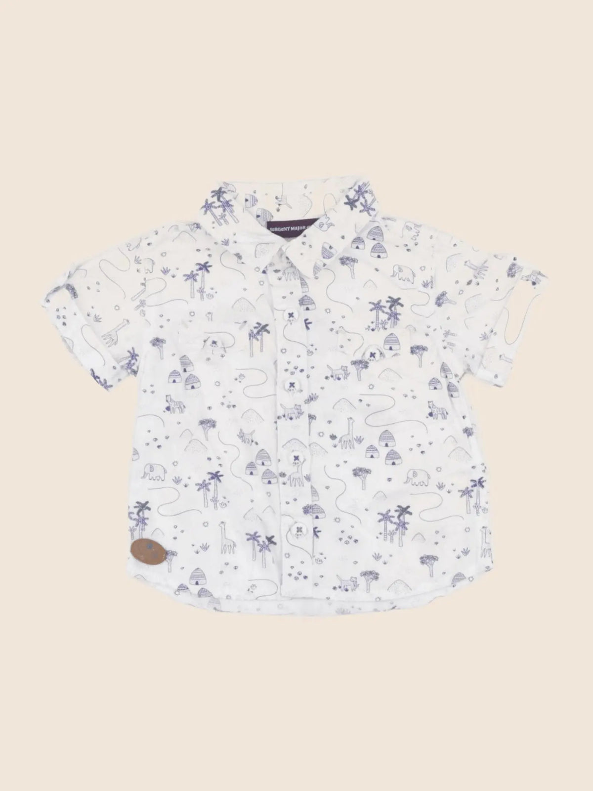 Sergent Major - chemise multicolore - 3 mois