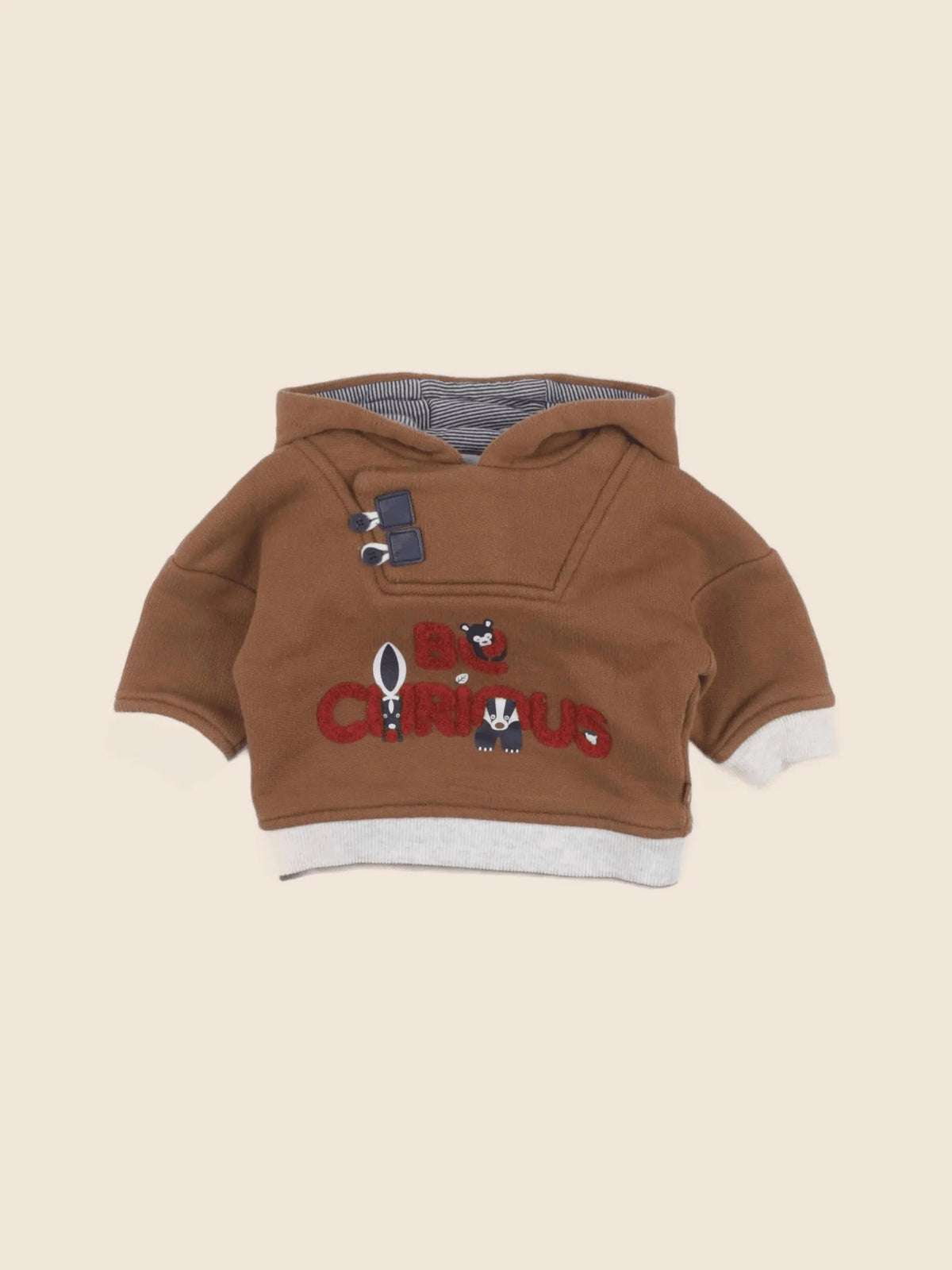Obaïbi - sweat marron - 3 mois