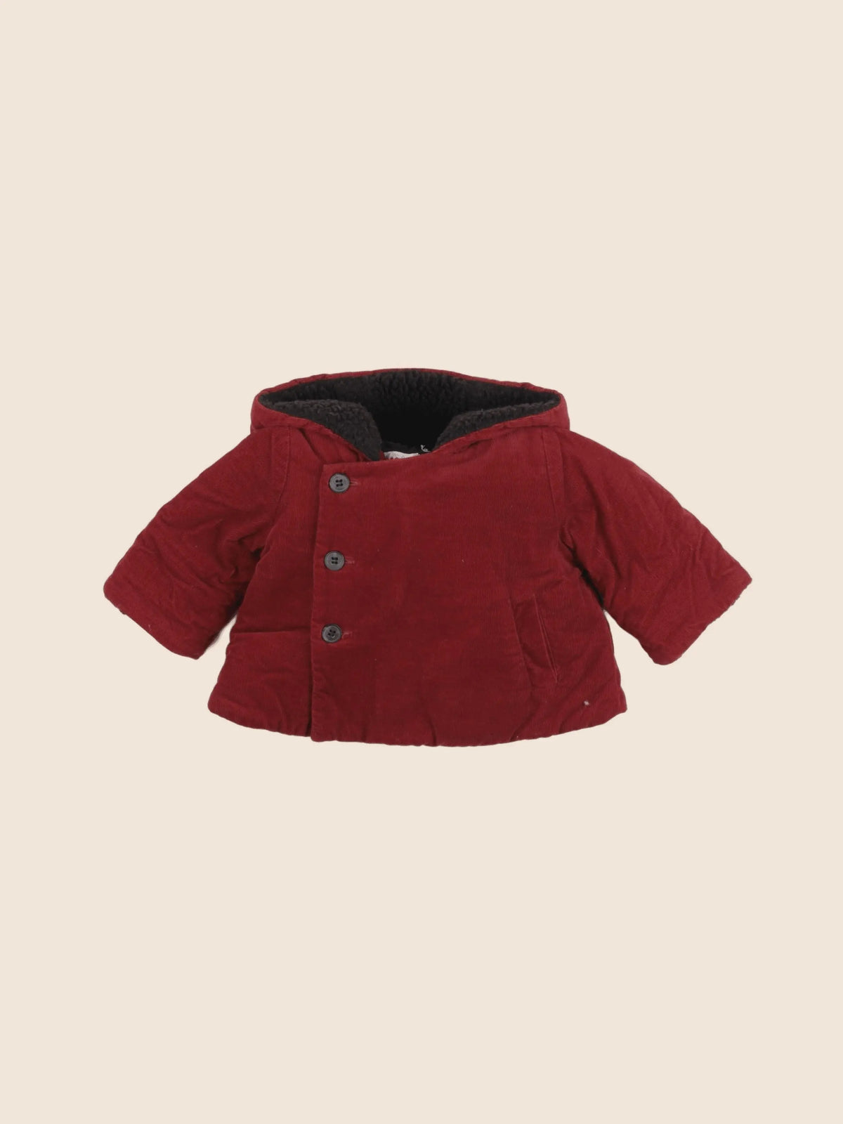Bonpoint - manteau rouge - 6 mois