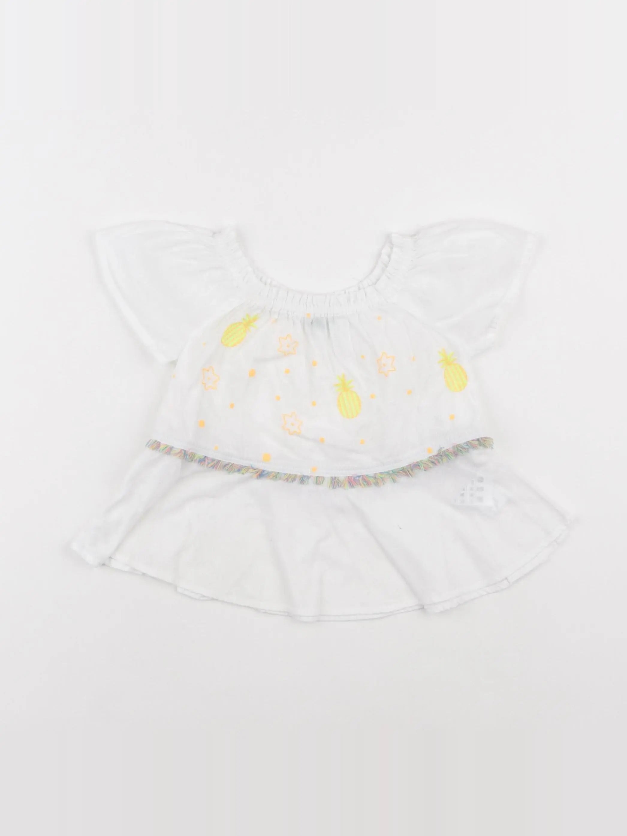 Benetton - tee-shirt blanc - 1 an