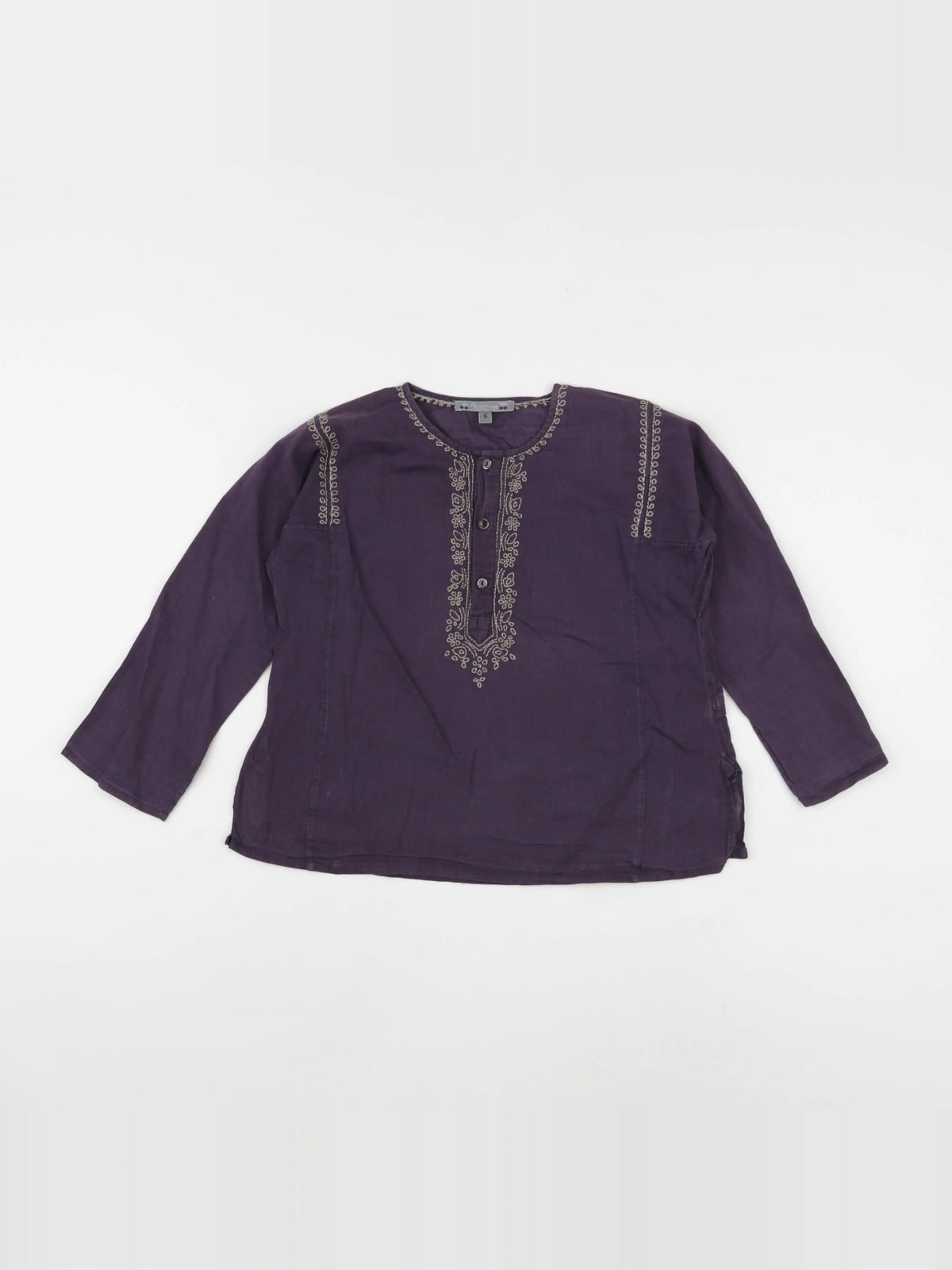 Bonpoint - blouse violet - 6 ans