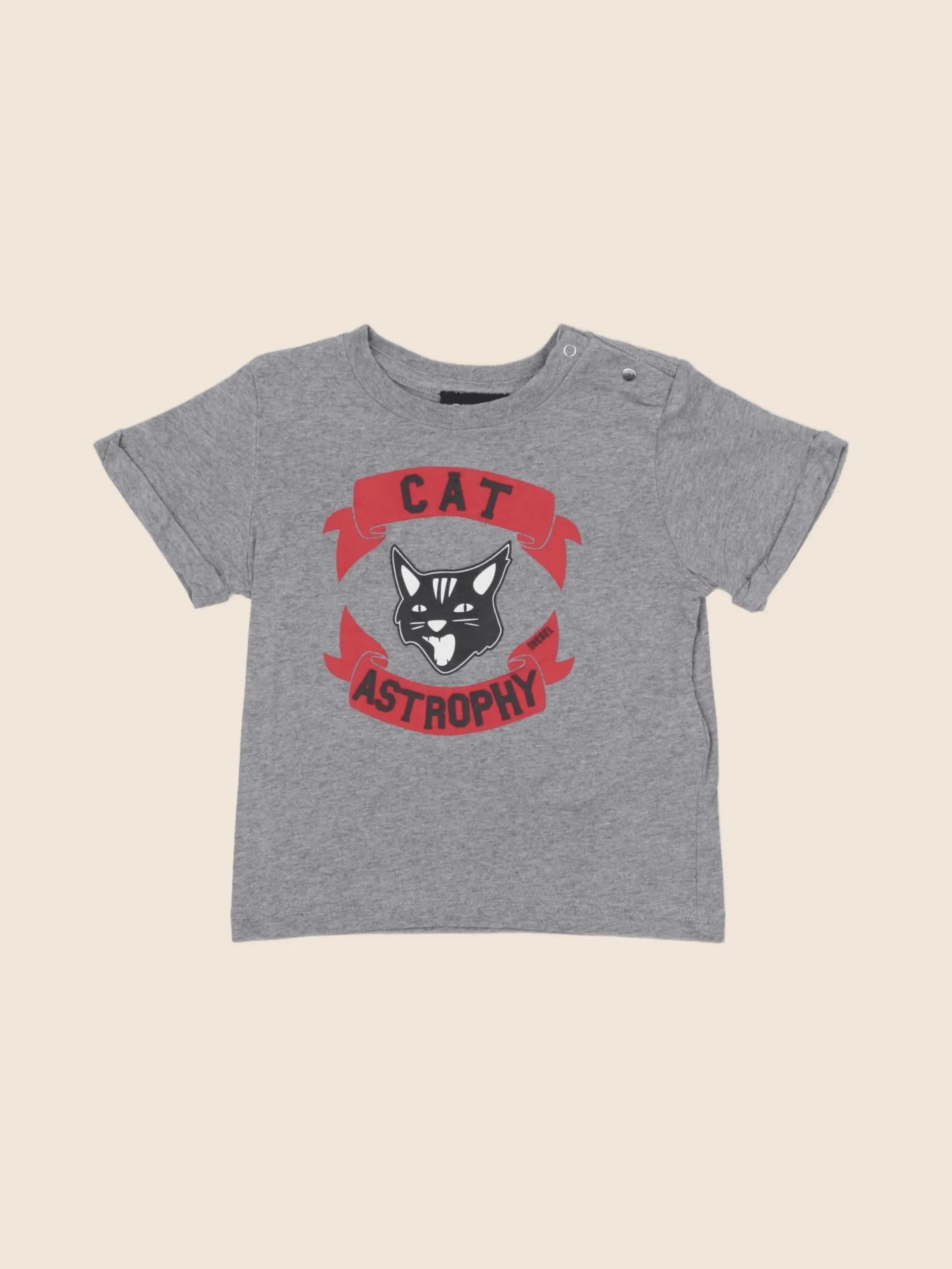 Diesel - tee-shirt gris - 6 mois