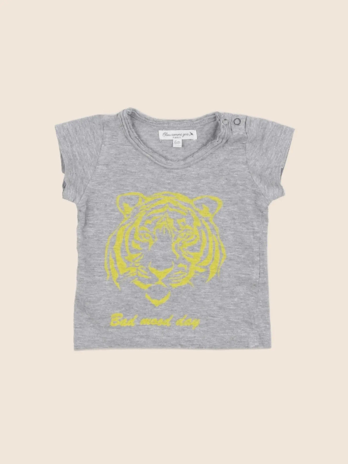 Bleu Comme Gris - tee-shirt gris - 6 mois
