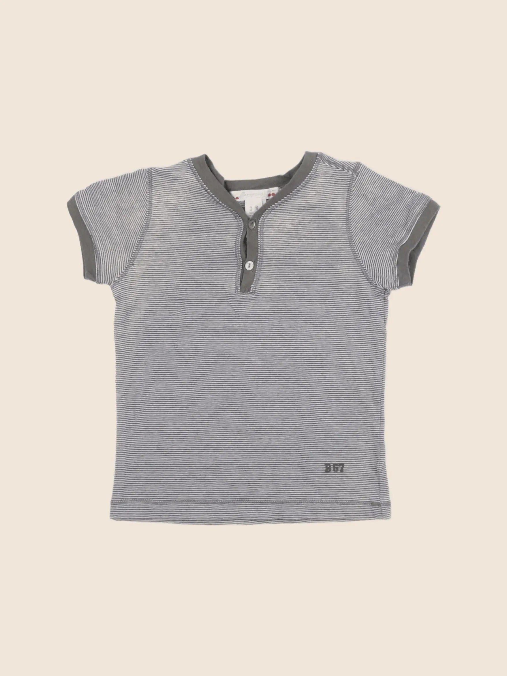 Bonpoint - tee-shirt vert - 6 mois