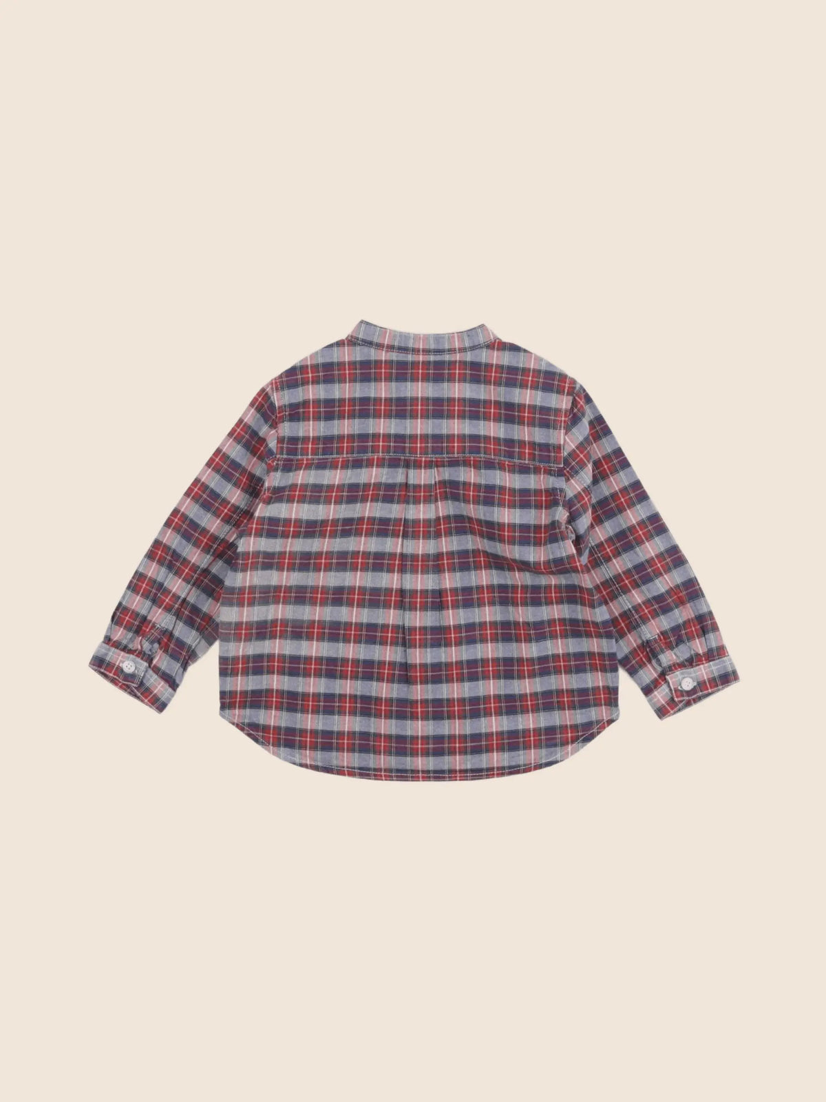 Tartine & Chocolat - chemise rouge, bleu - 1 an