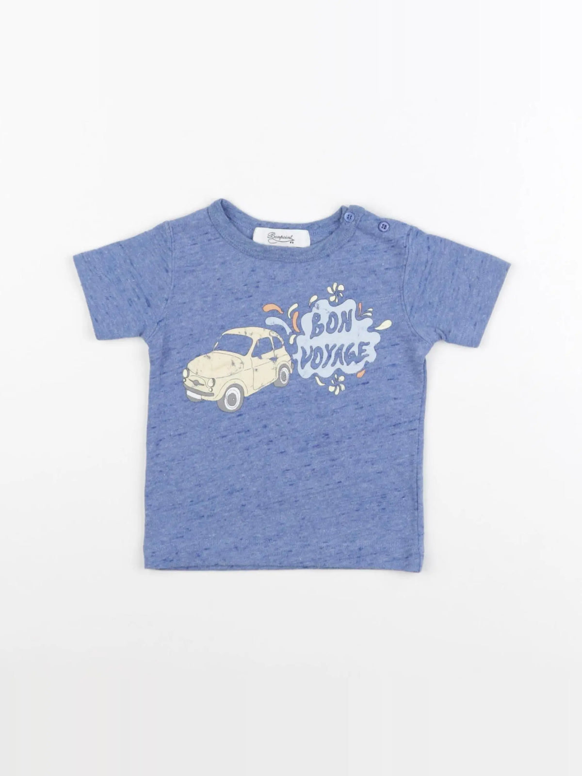 Bonpoint - tee-shirt bleu - 6 mois