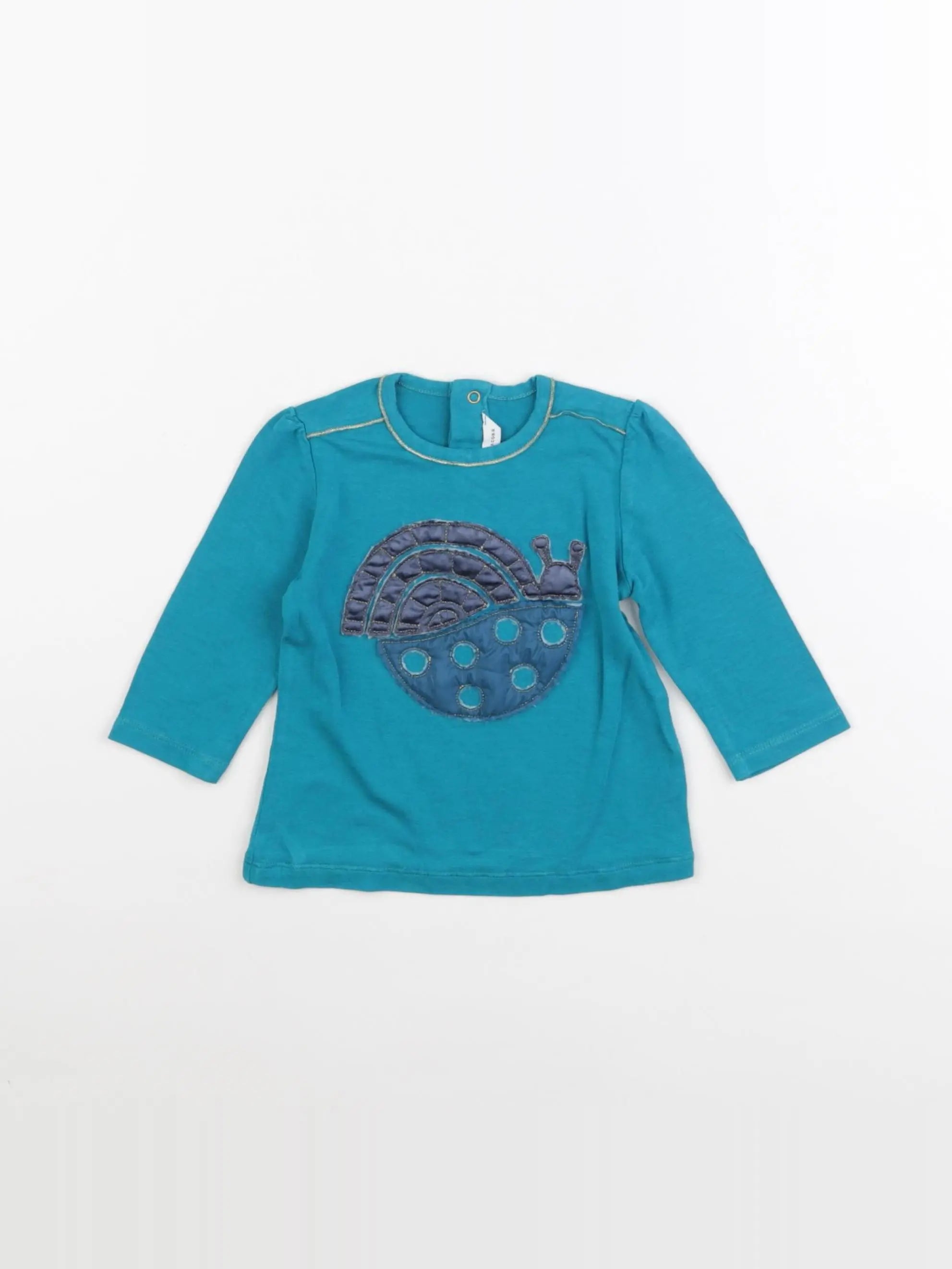 Little marc jacobs - tee-shirt bleu - 6 mois