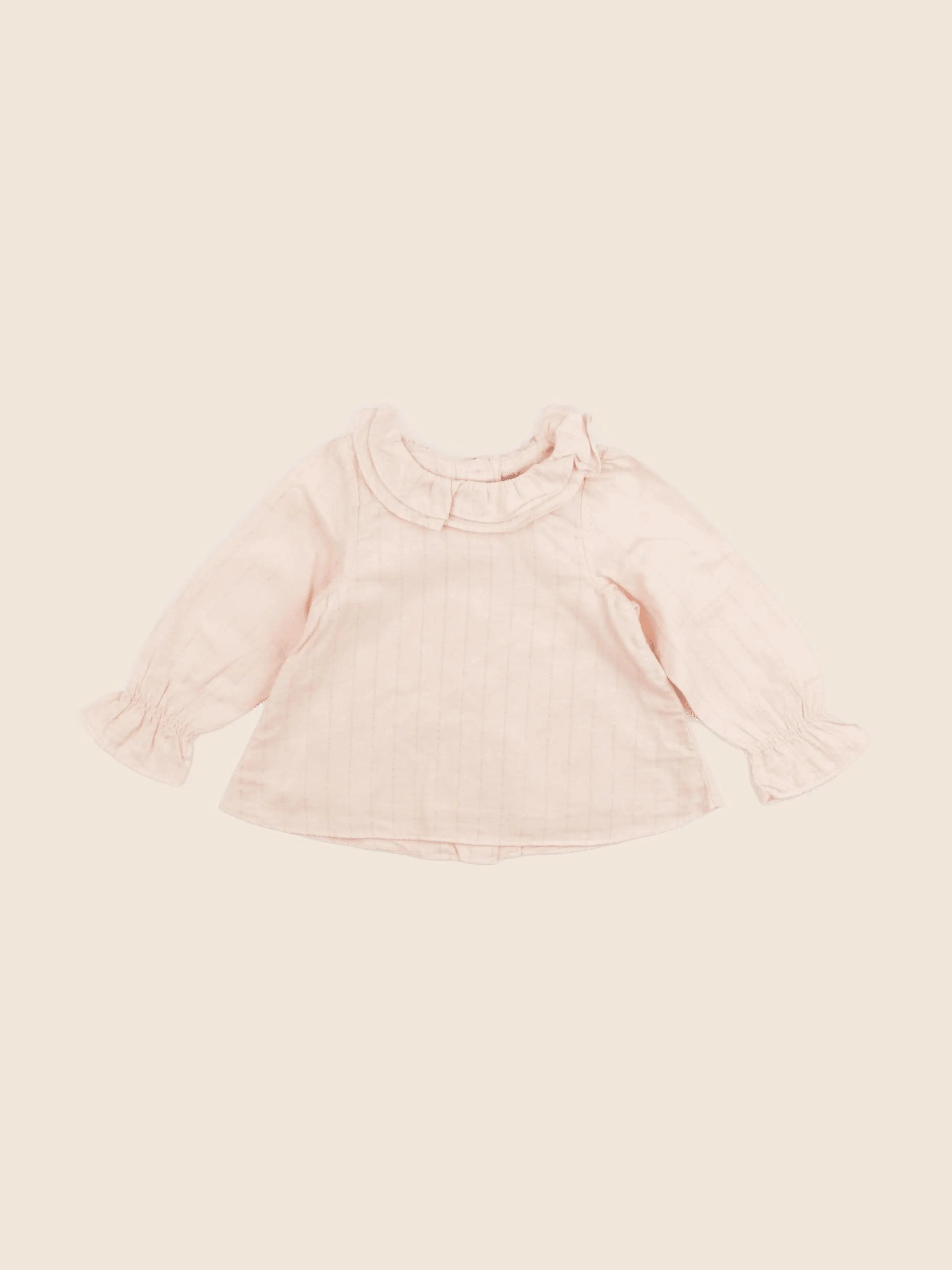 Tia Aina - blouse rose - 6 mois