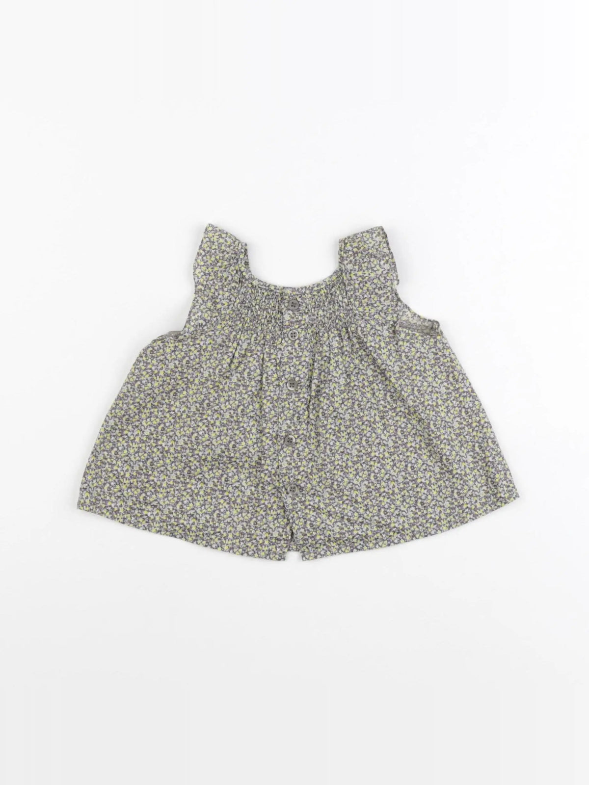 Bonpoint - blouse jaune - 6 mois
