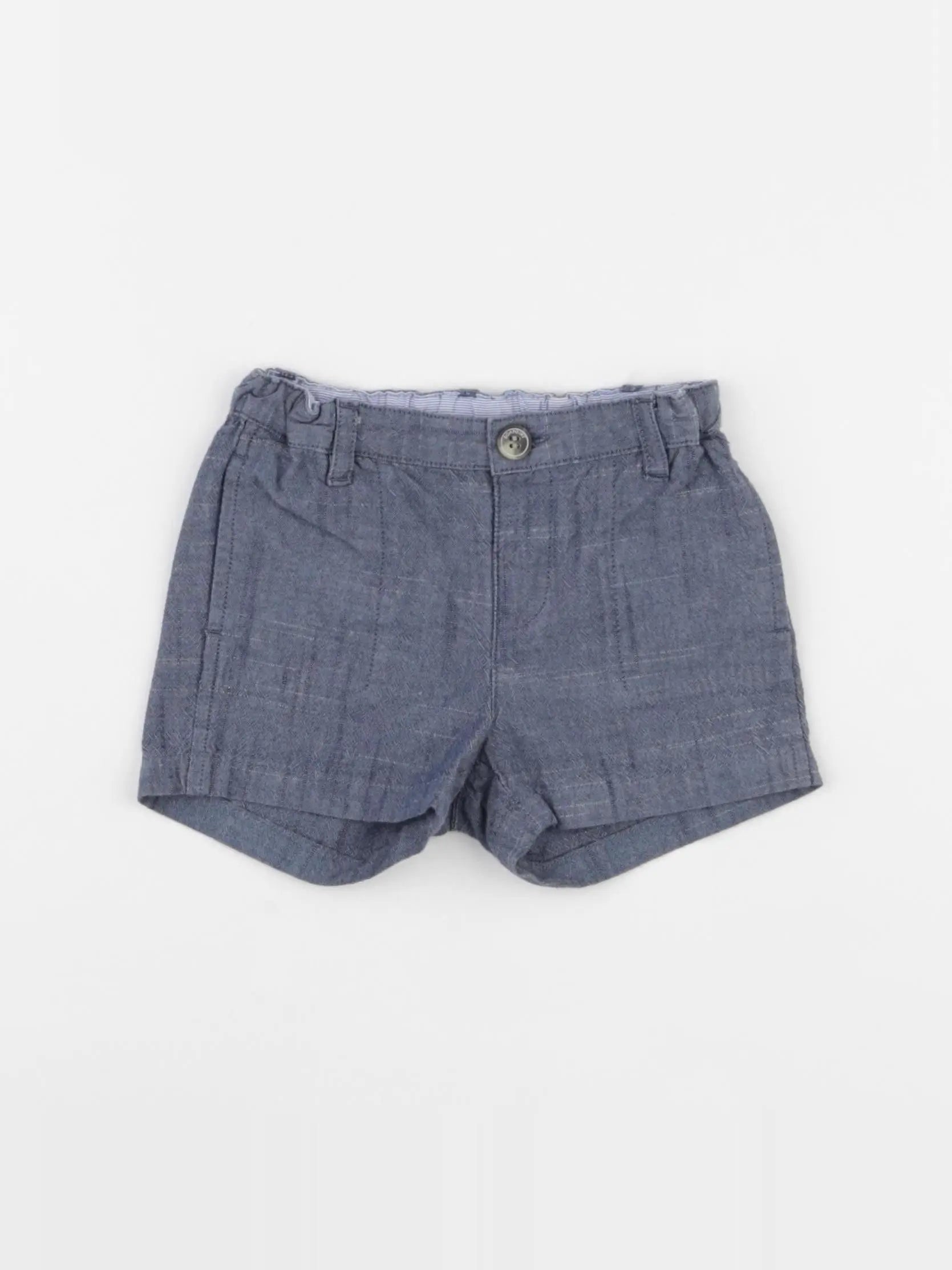 Bonpoint - short bleu - 6 mois