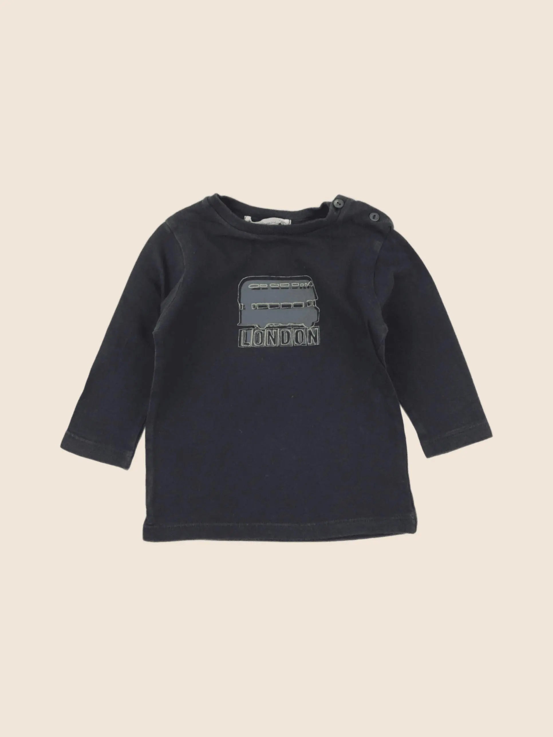 Bonpoint - tee-shirt gris - 6 mois