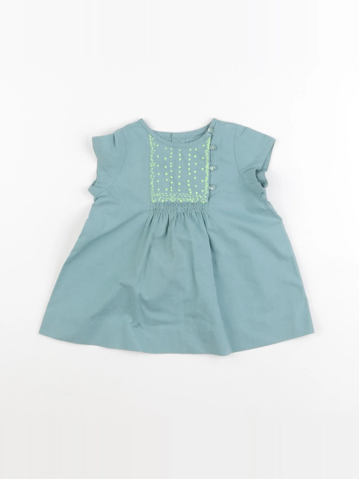 Bonpoint - robe vert - 6 mois