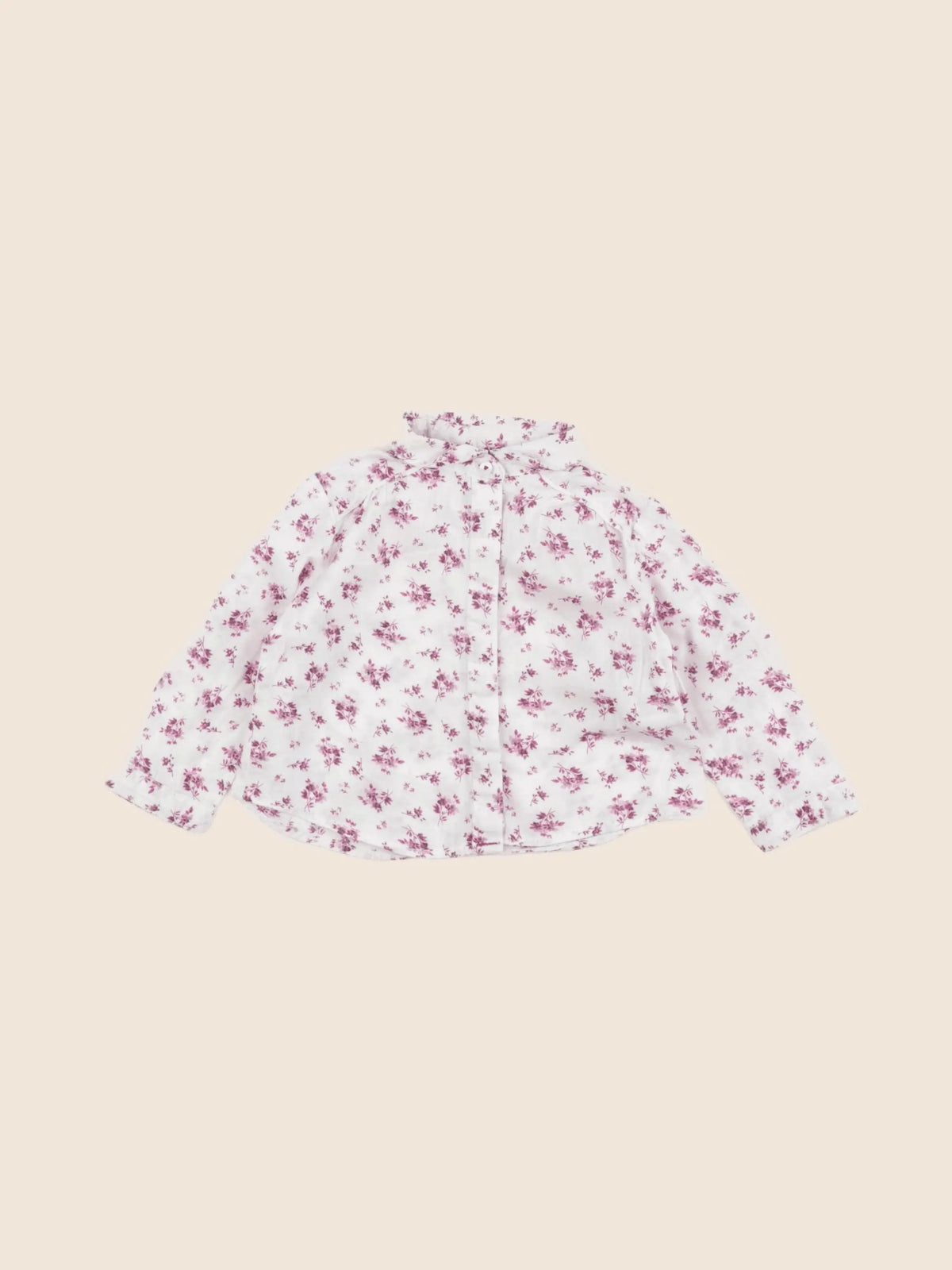 Zara - blouse rose - 6/9 mois