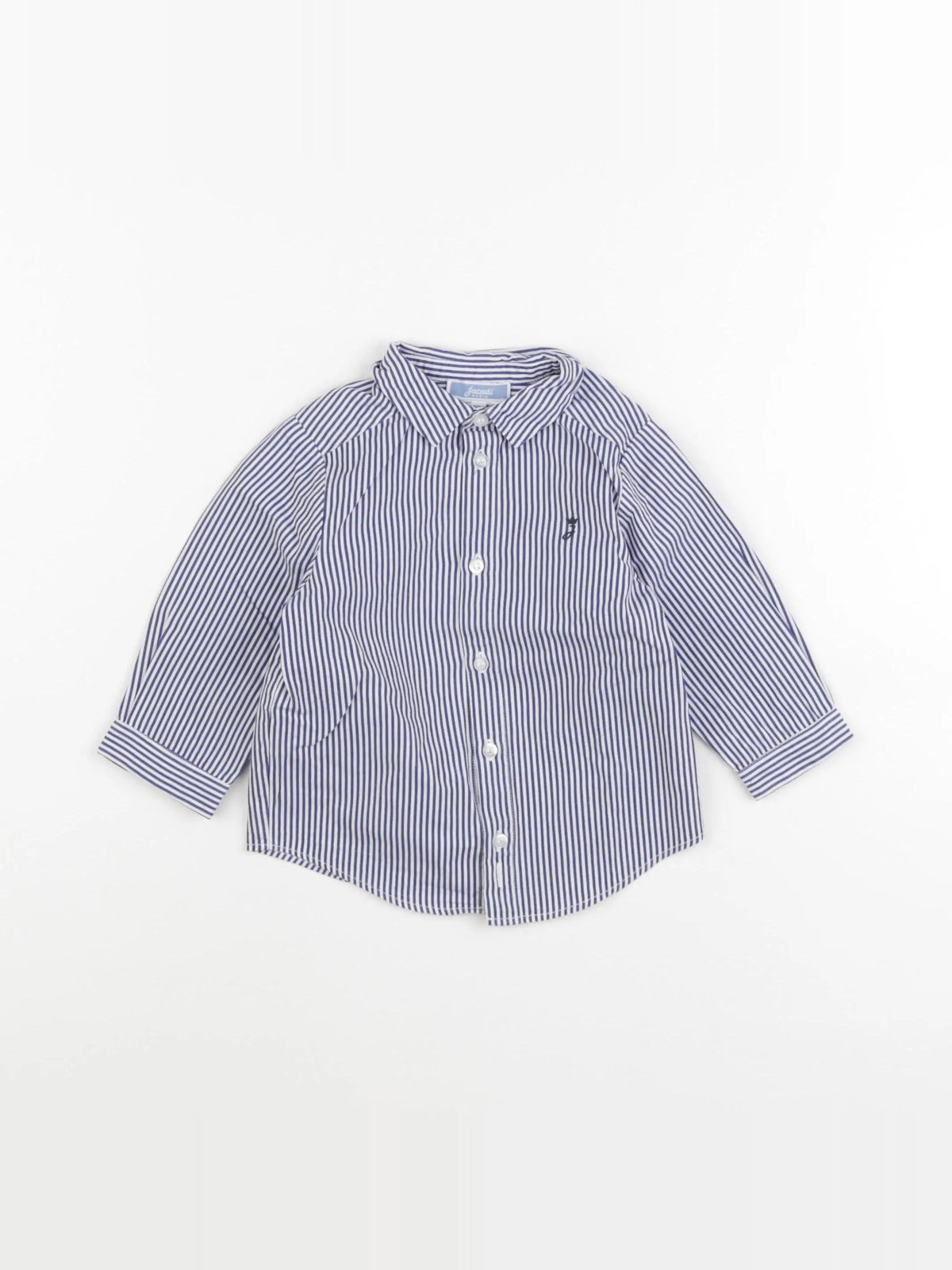 Jacadi - chemise bleu - 12 mois