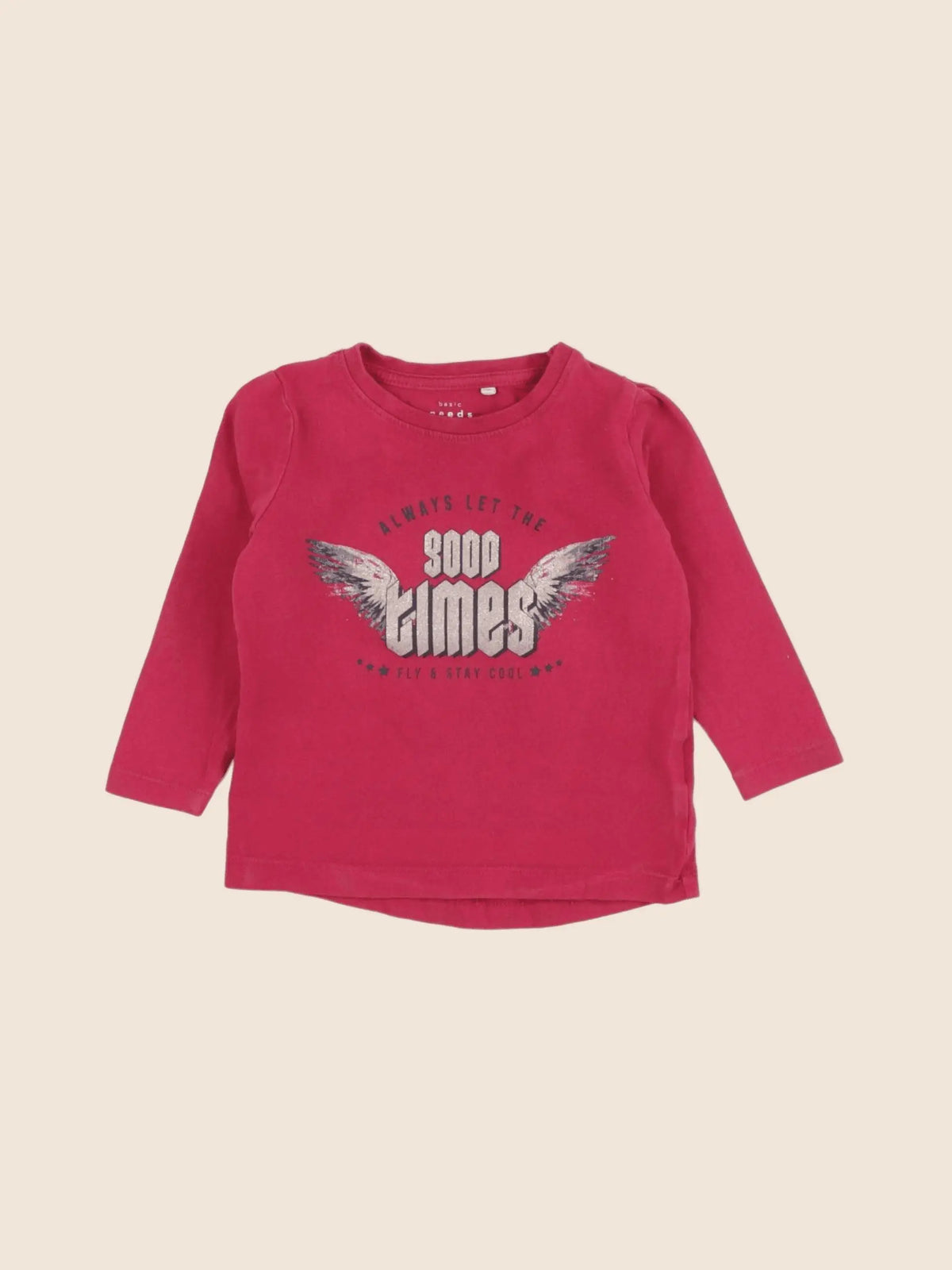 Name it - tee-shirt rouge - 9/12 mois