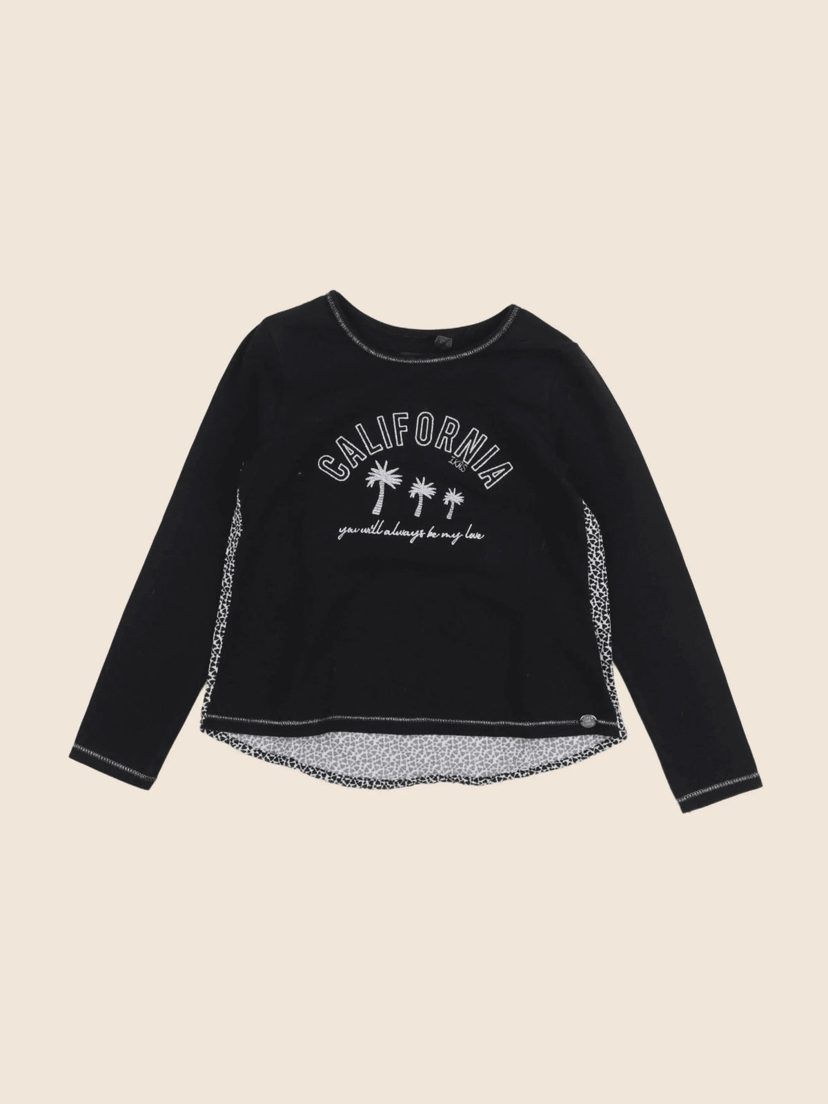 IKKS - tee-shirt noir - 8 ans