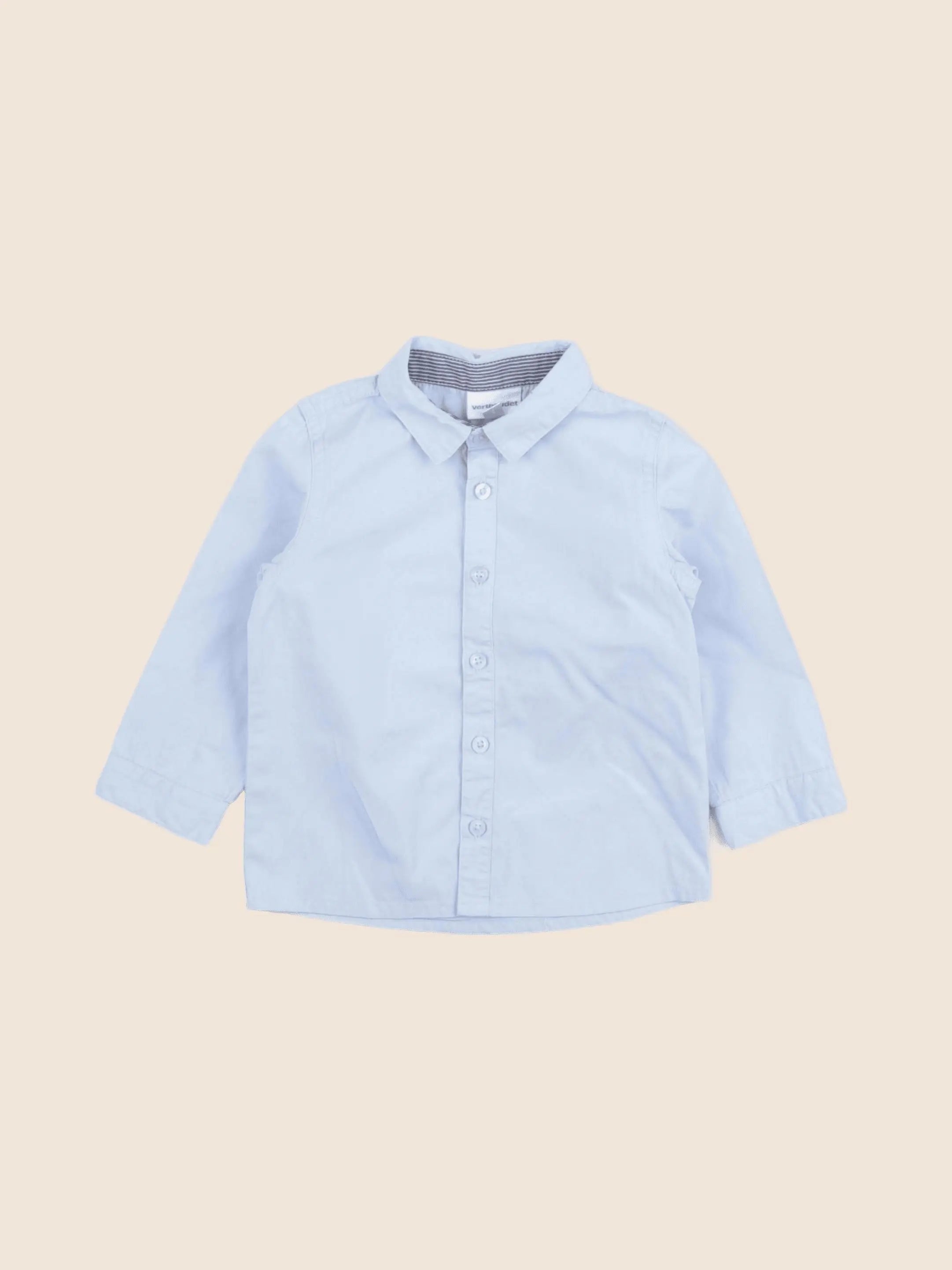 Vertbaudet - chemise bleu - 18 mois