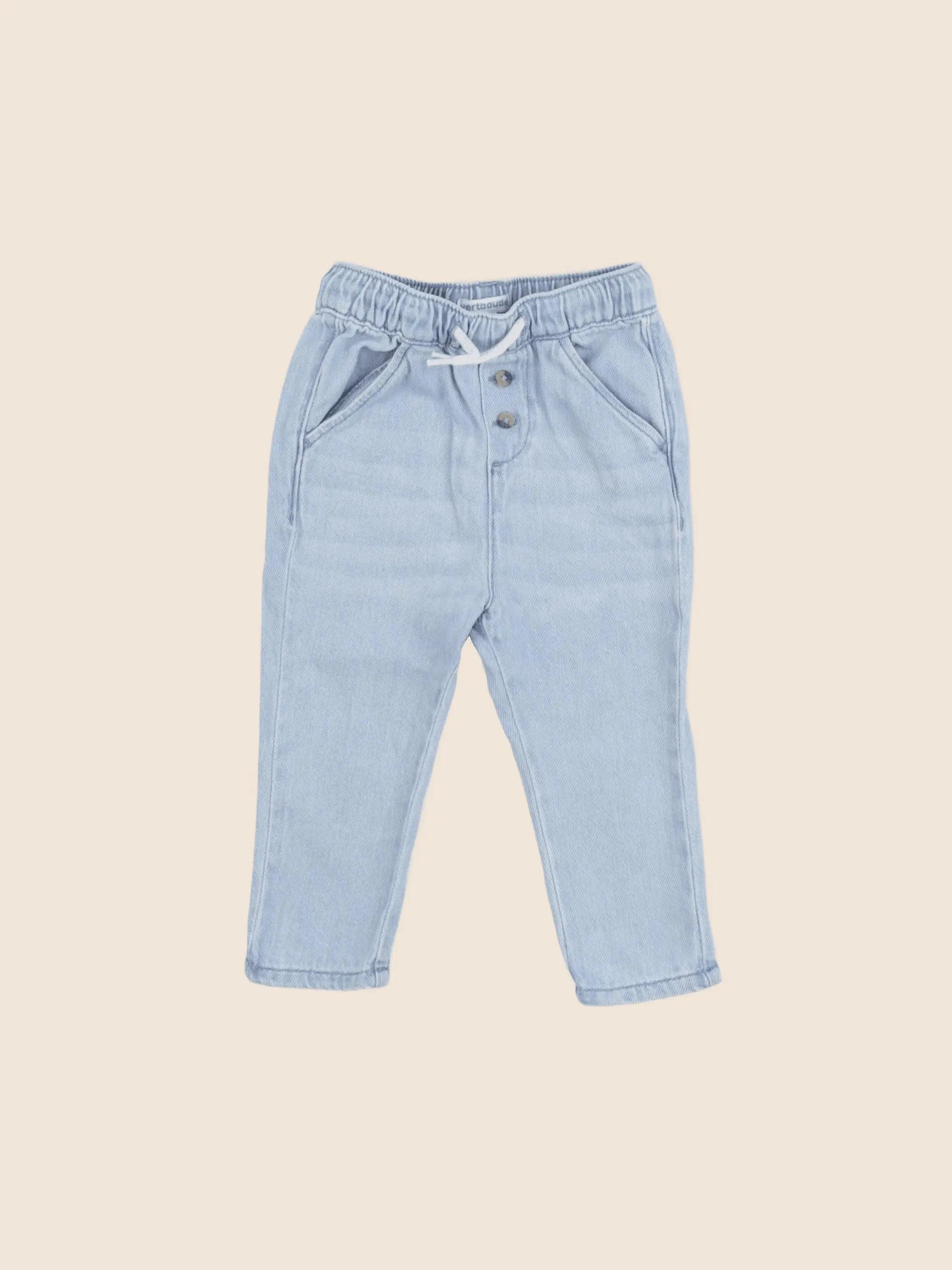 Vertbaudet - jean bleu - 9 mois